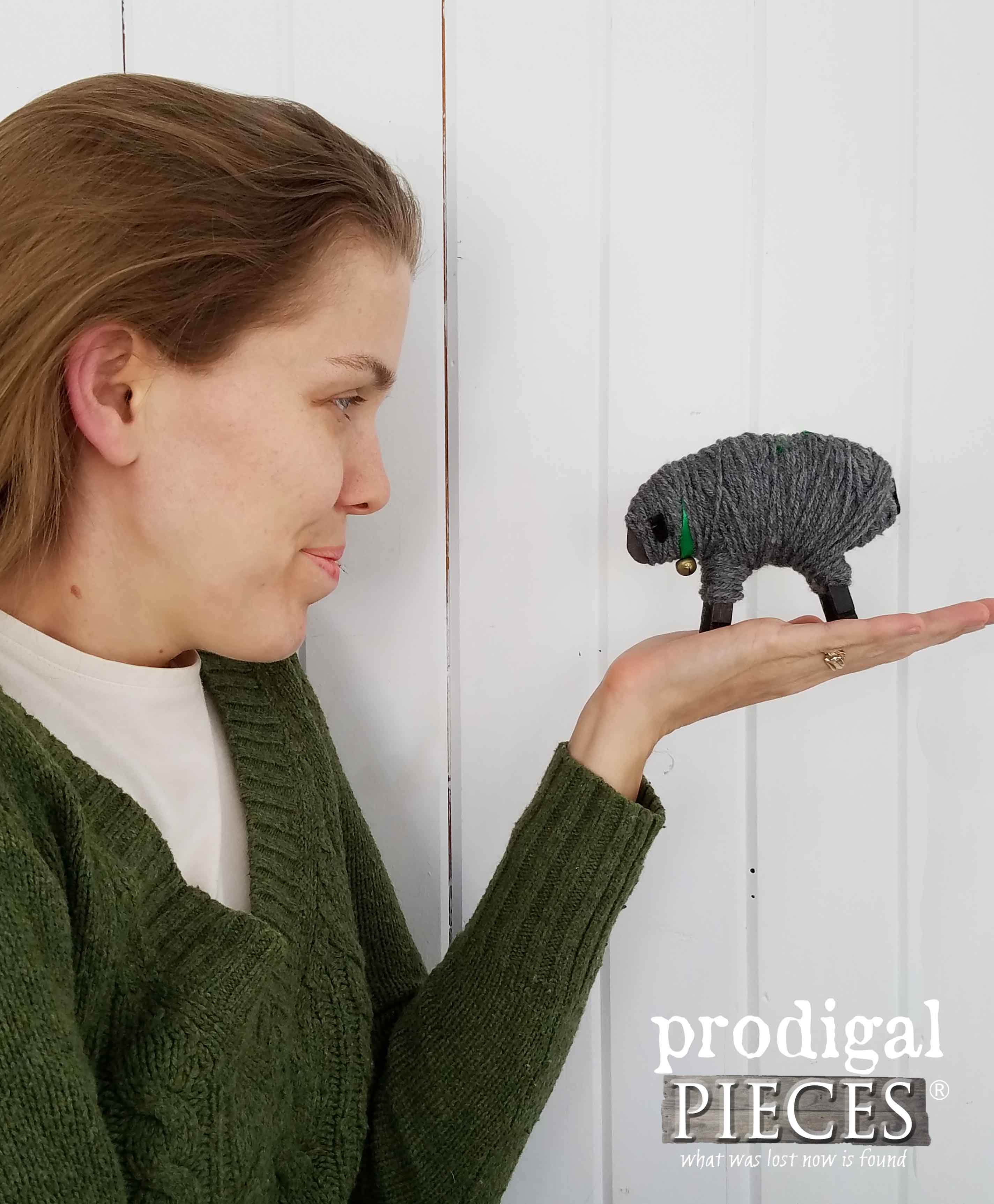 Holding Clothespin Sheep for Example | Prodigal Pieces | prodigalpieces.com