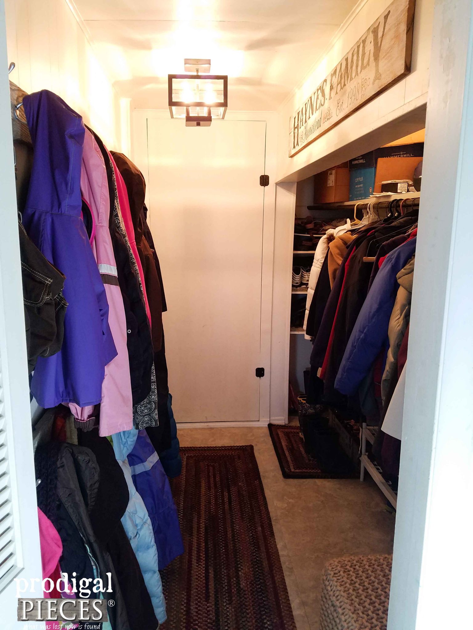 Mudroom Makeover After Budget-Friendly Changes by Prodigal Pieces | prodigalpieces.com