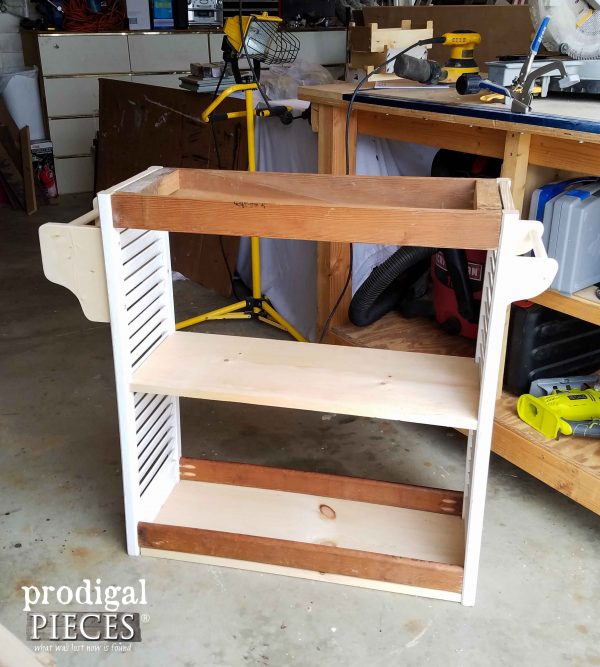 Kitchen Island Cart from Repurposed Materials - Prodigal Pieces