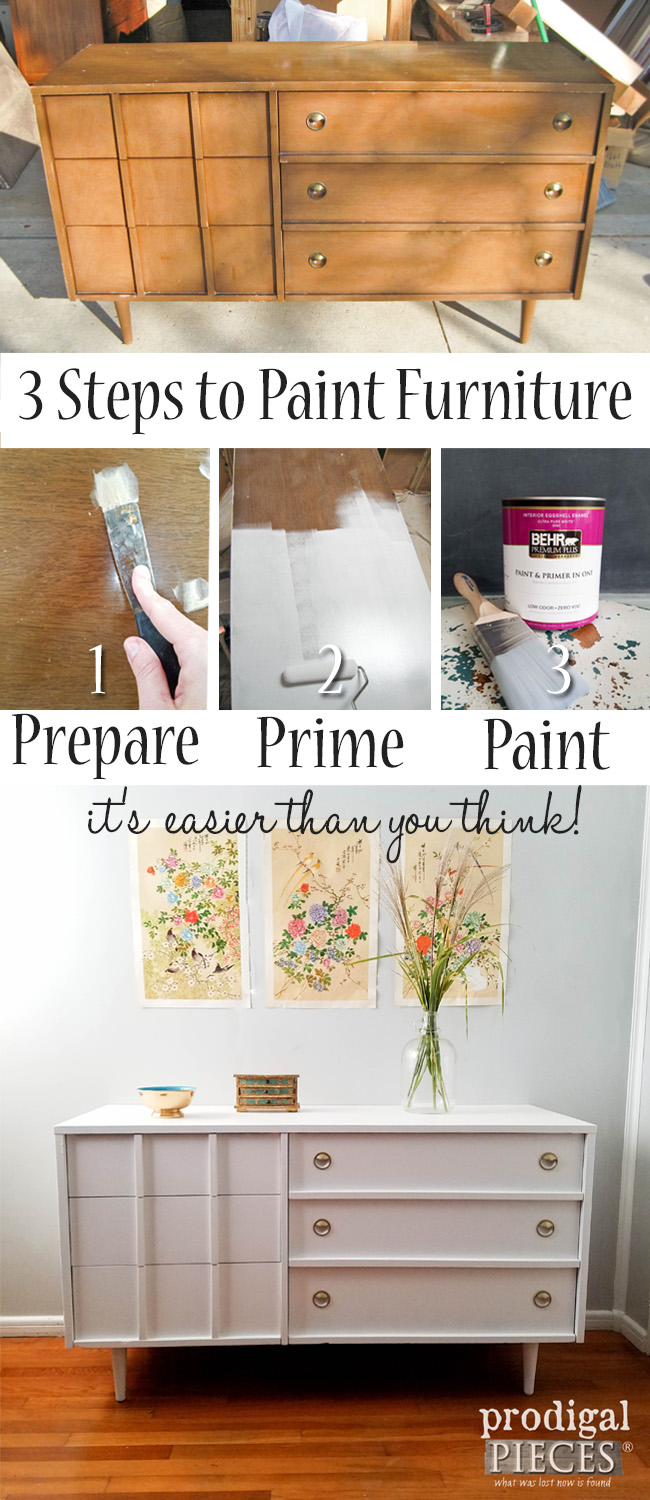 3 Steps to Paint Furniture by Prodigal Pieces | prodigalpieces.com