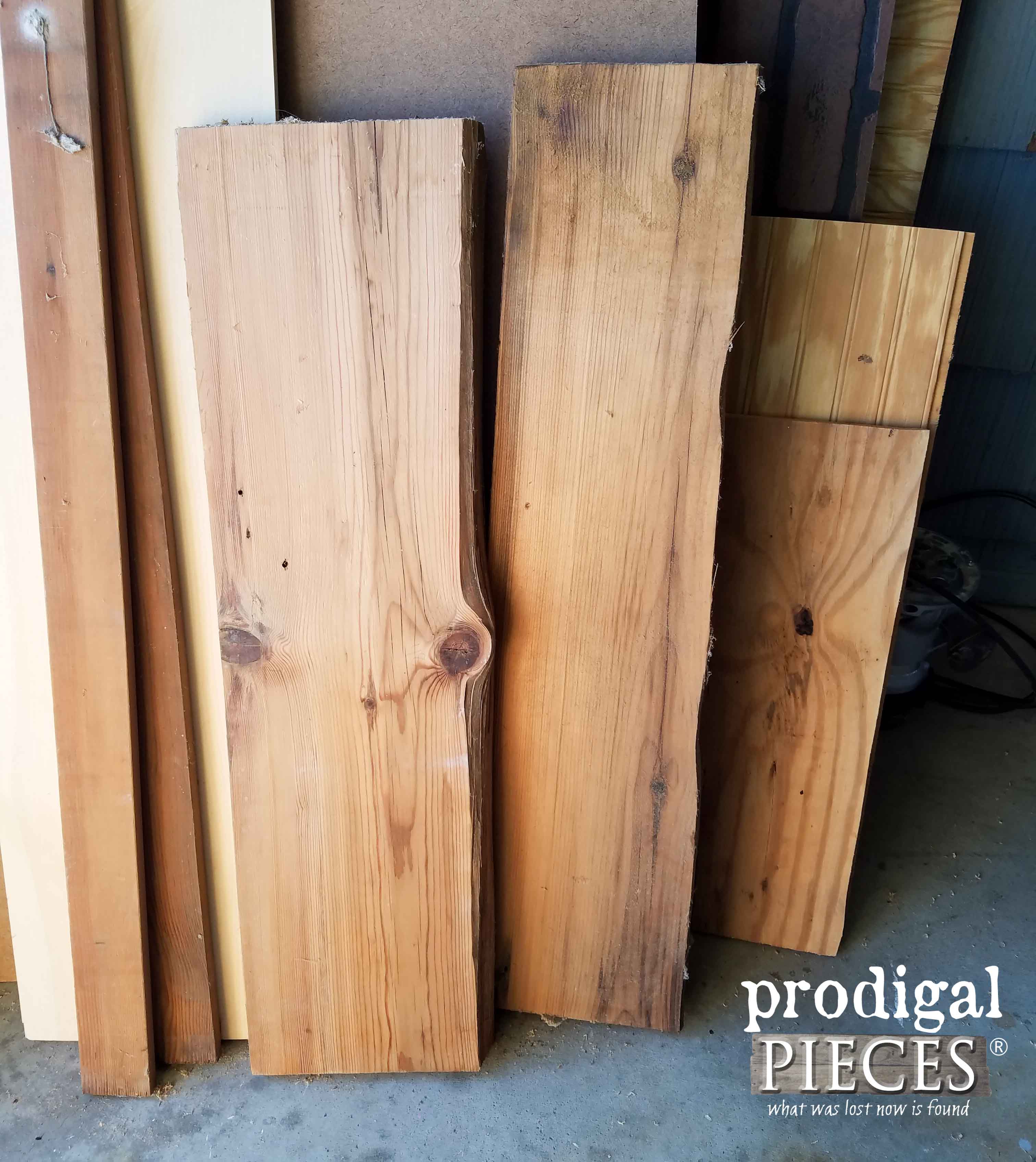 Reclaimed 1800's Pine for Kitchen Island Cart | Prodigal Pieces | prodigalpieces.com