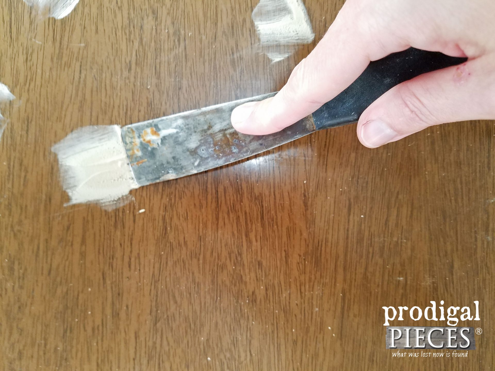 Repairing Damage to Dresser | How to Paint Furniture | prodigalpieces.com