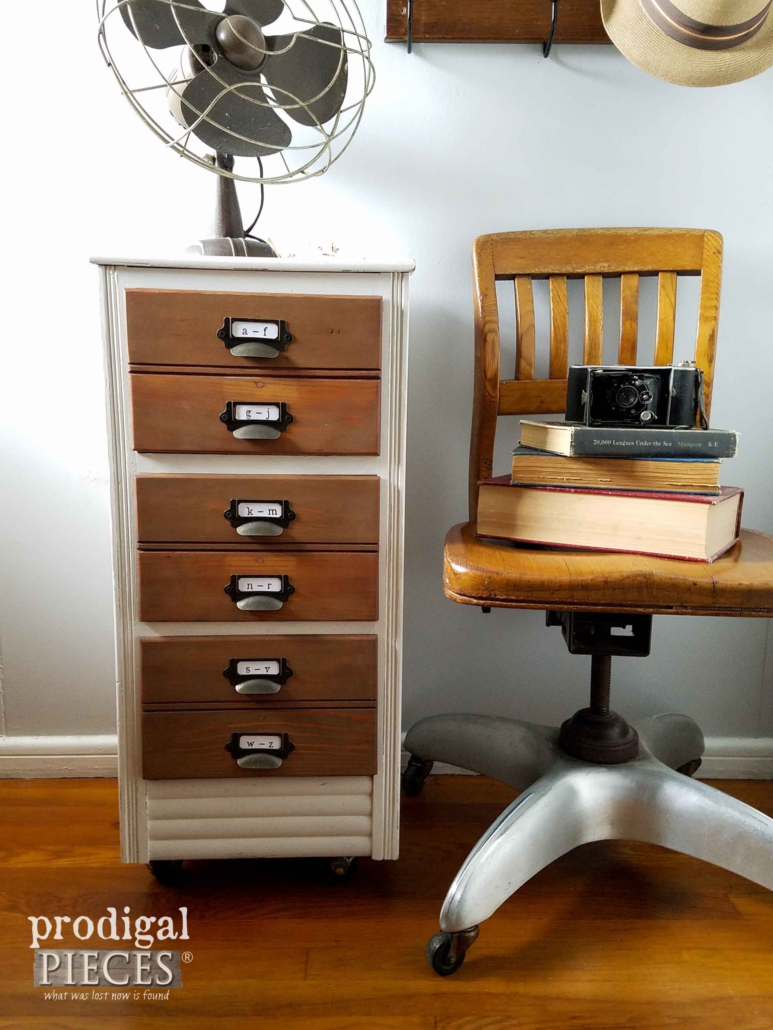 Upcycled Stand into Apothecary Cabinet by Prodigal Pieces | prodigalpieces.com