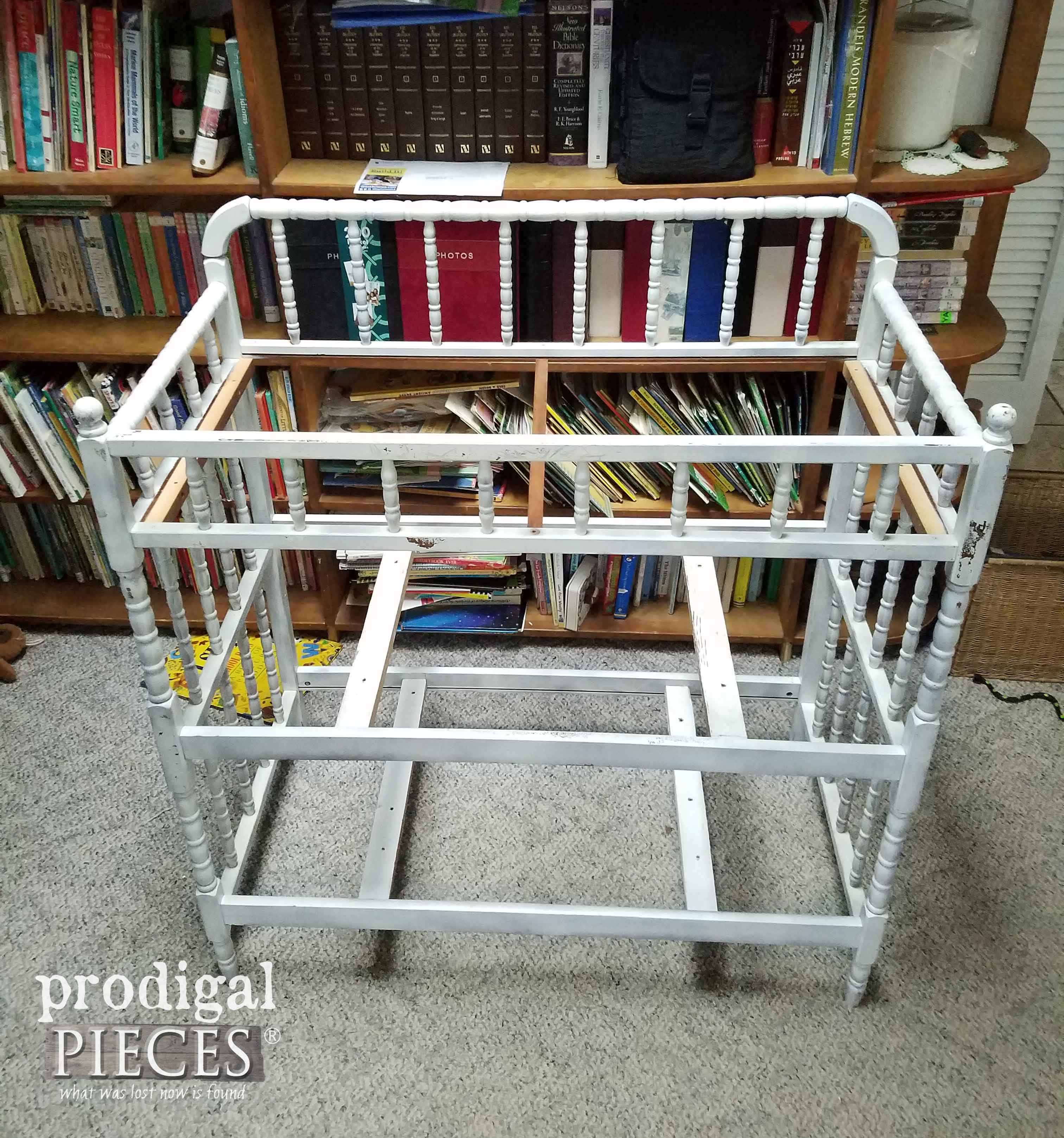 Beefed Up Repurposed Changing Table for Potting Bench by Prodigal Pieces | prodigalpieces.com