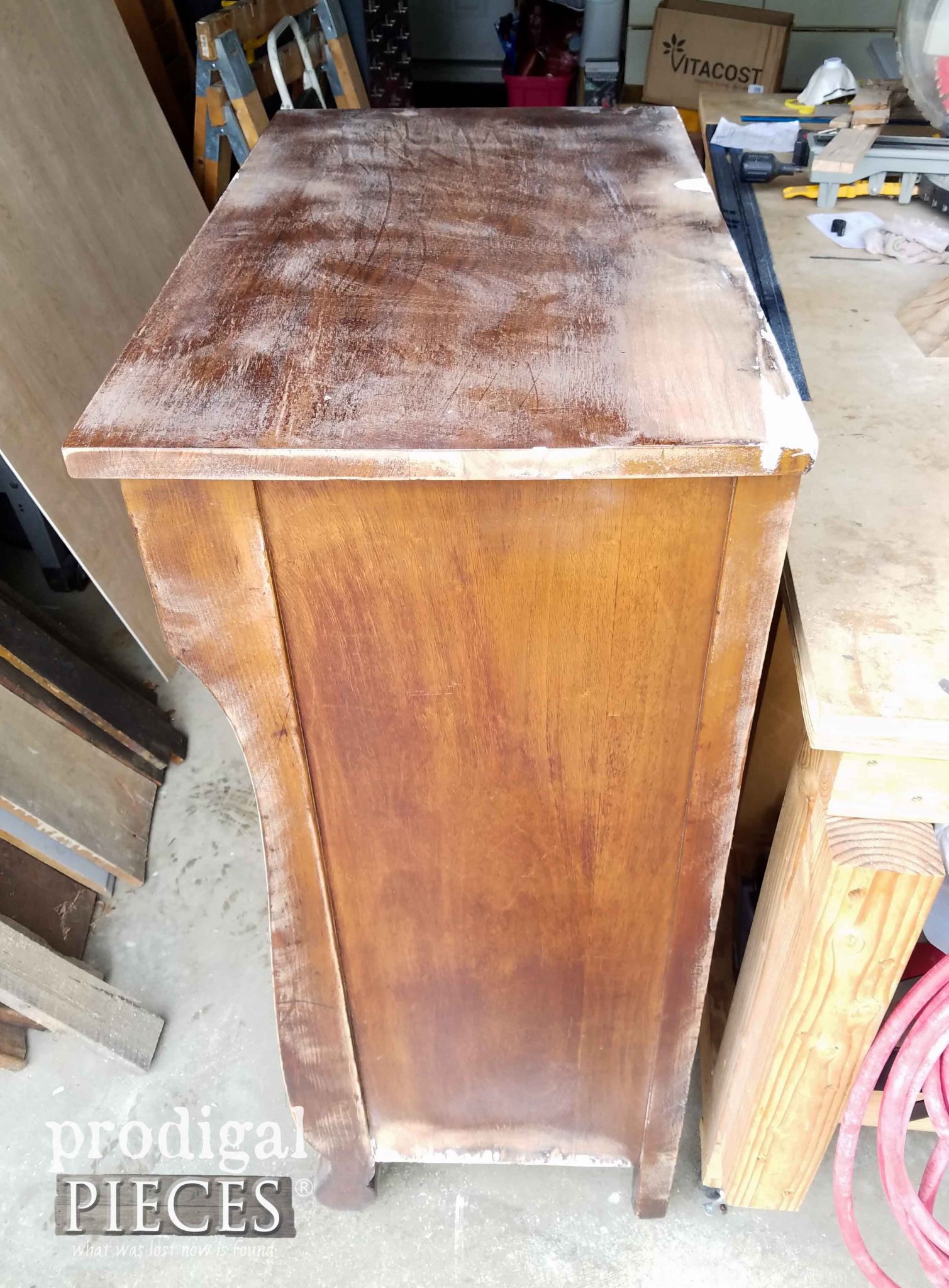 Repairs Made to Antique Chest of Drawers by Prodigal Pieces | prodigalpieces.com