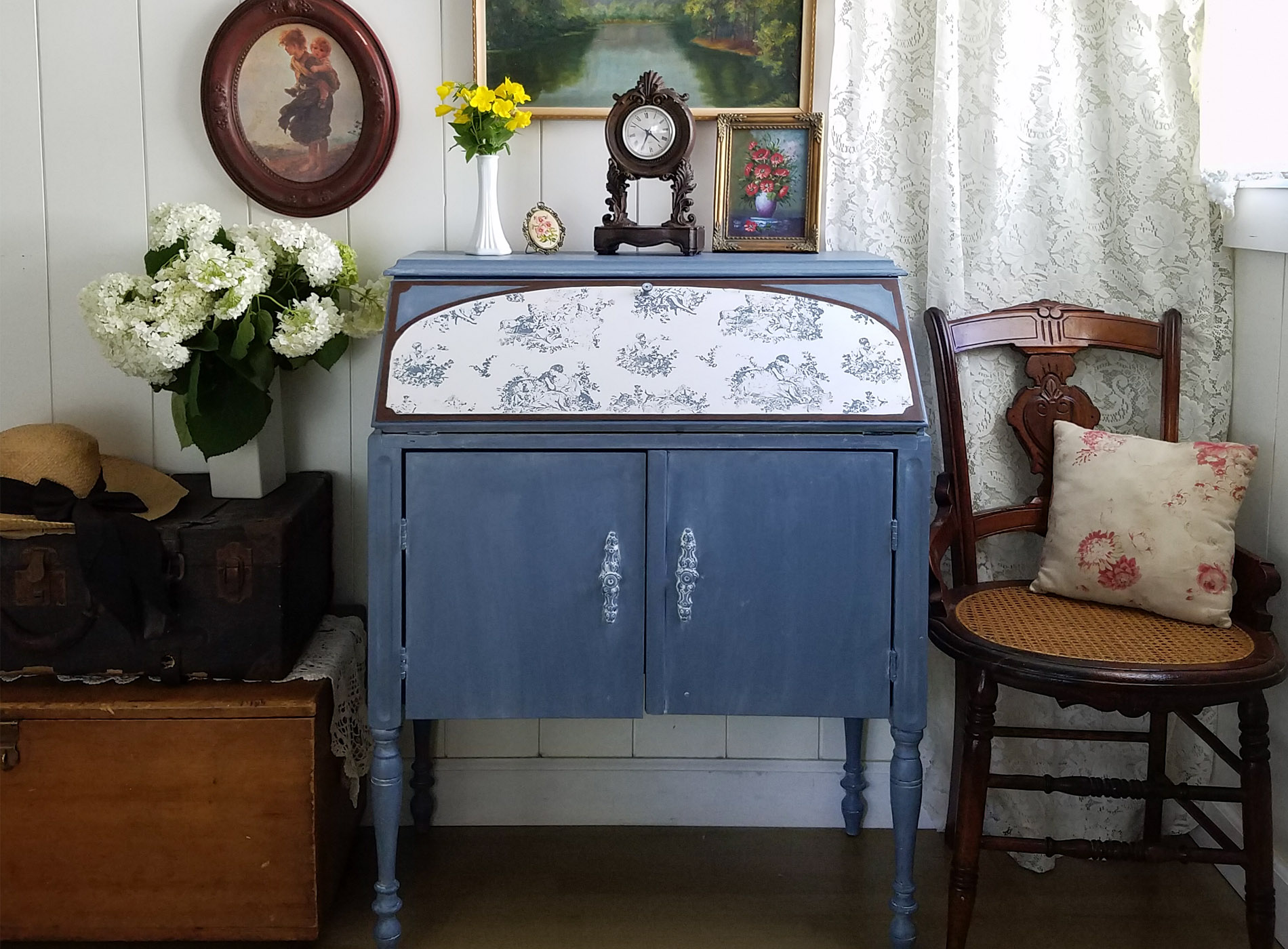 Featured Vintage Secretary Desk by Prodigal Pieces | prodigalpieces.com