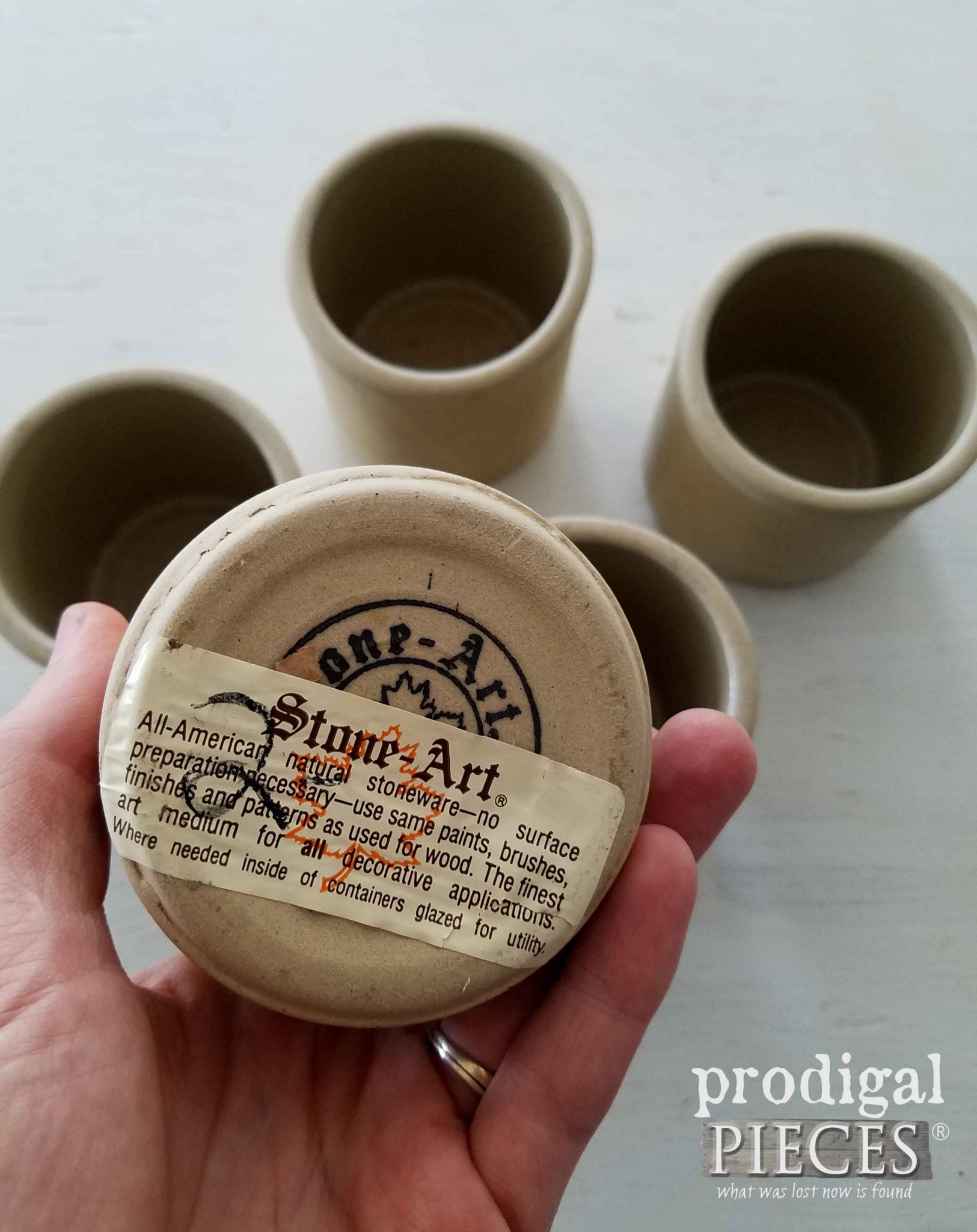 Set of Mini Crocks from the Thrift Store | prodigal Pieces | prodigalpieces.com