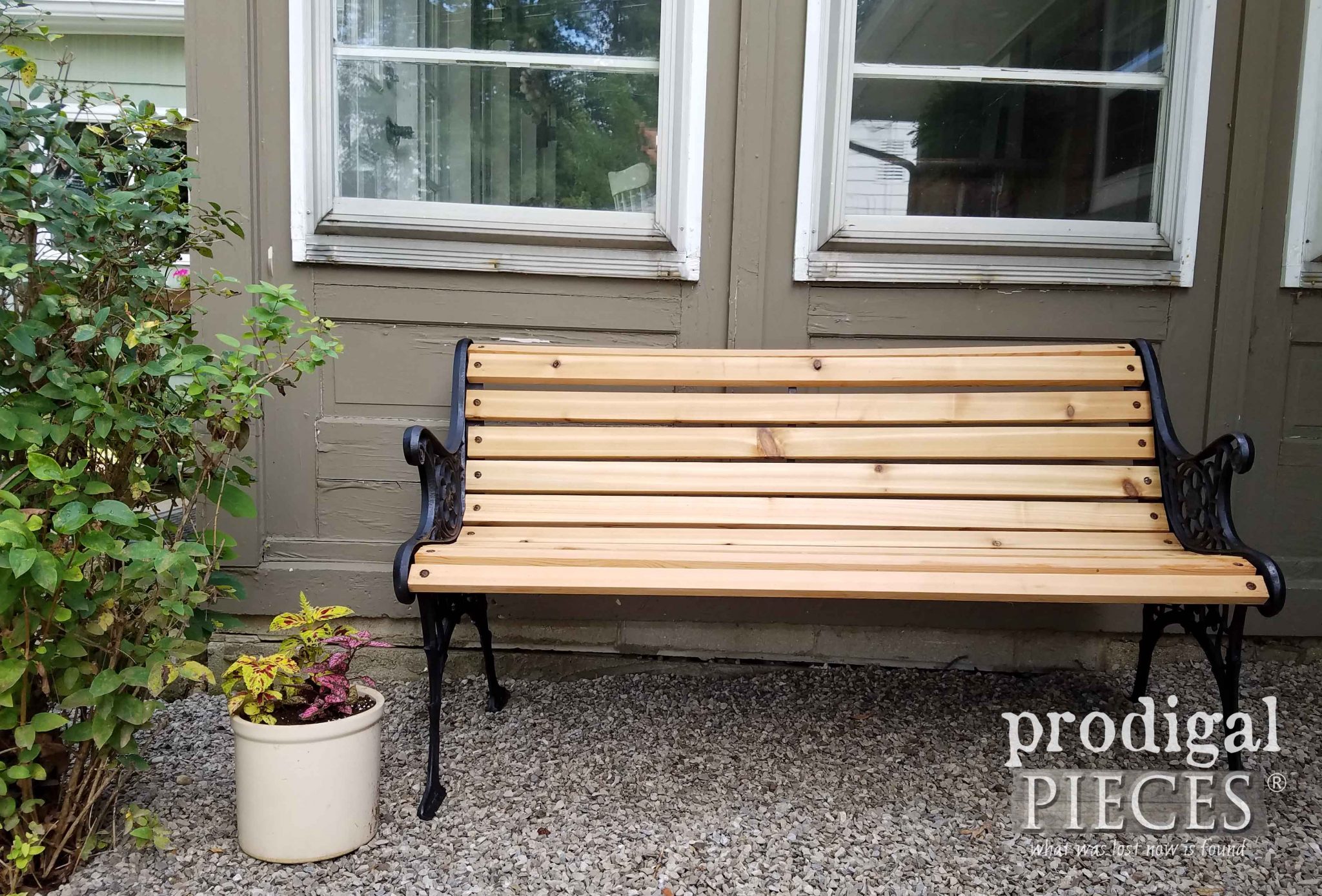Cedar Park Bench Made New by Prodigal Pieces | prodigalpieces.com