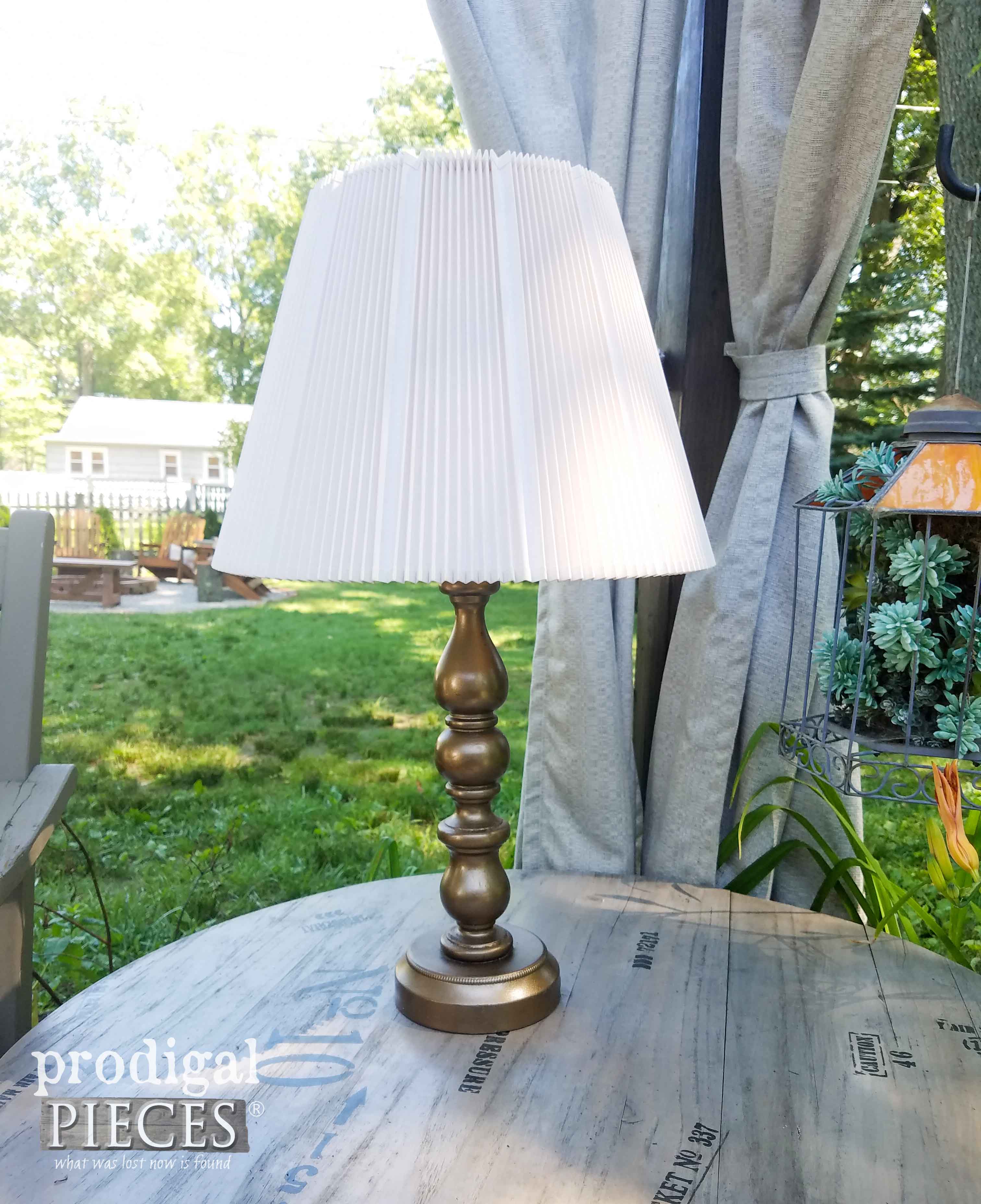 DIY Solar Lamp for Outdoor Patio Decor by Prodigal Pieces | prodigalpieces.com