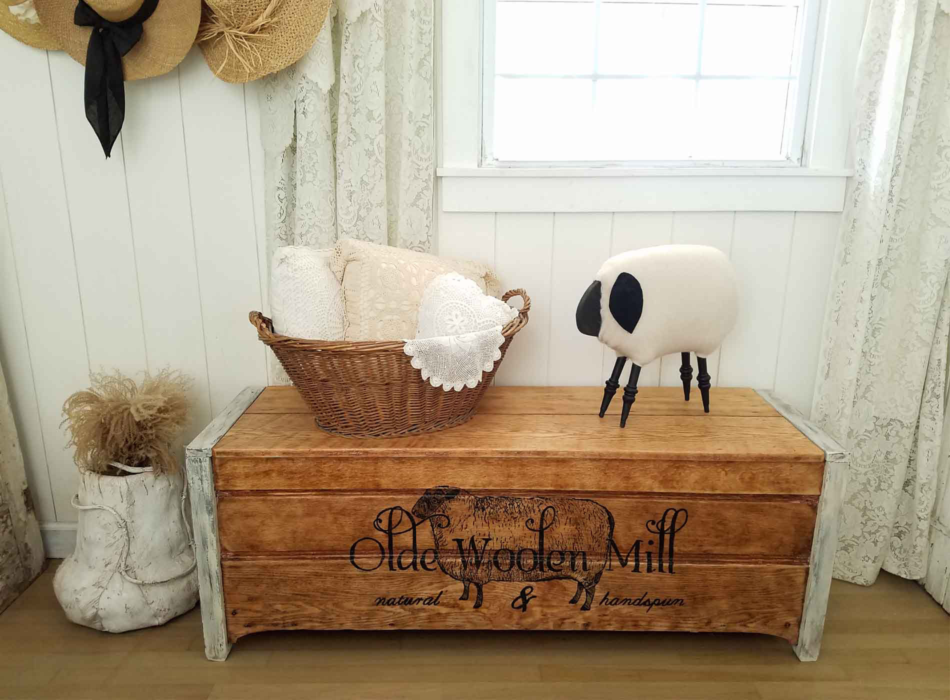 Featured Farmhouse Style Blanket Chest by Prodigal Pieces | prodigalpieces.com