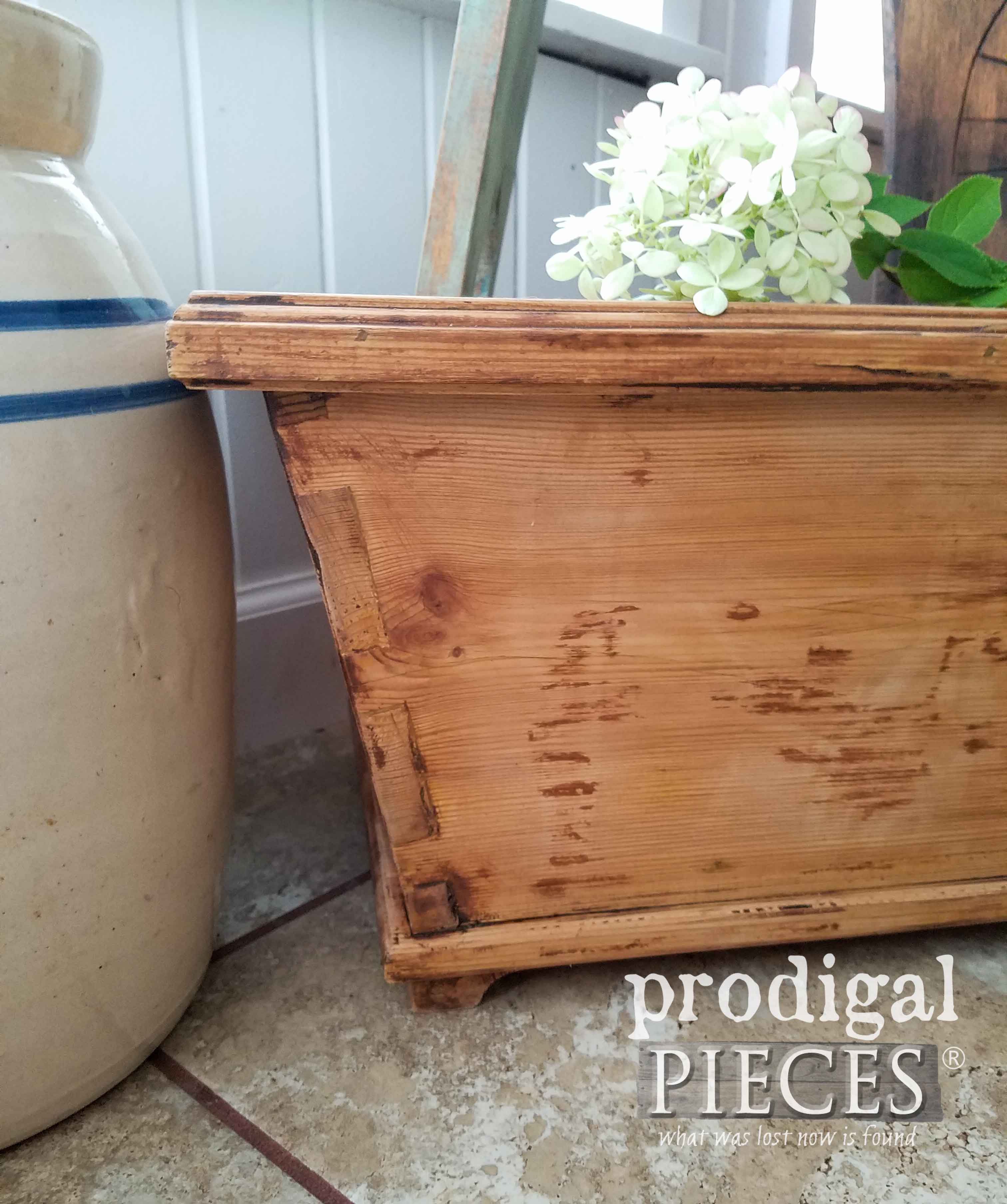 Handmade Joints on Wooden Chest by Prodigal Pieces | prodigalpieces.com