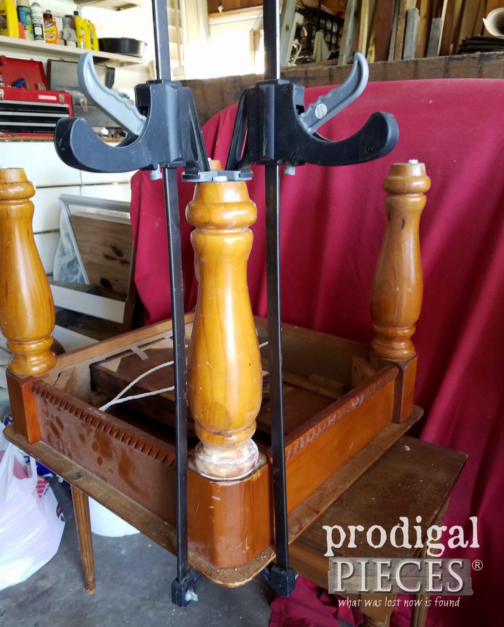 Clamping Glued Table Leg | prodigalpieces.com