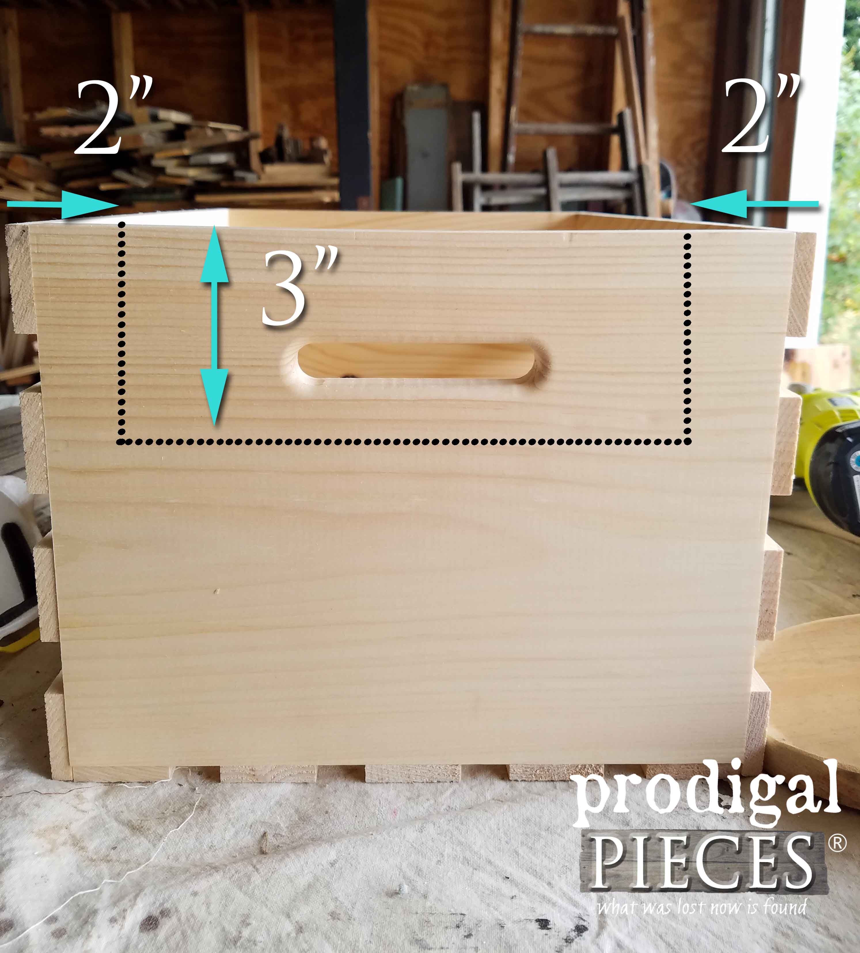Cut Template for Crate Wagon by Prodigal Pieces | prodigalpieces.com