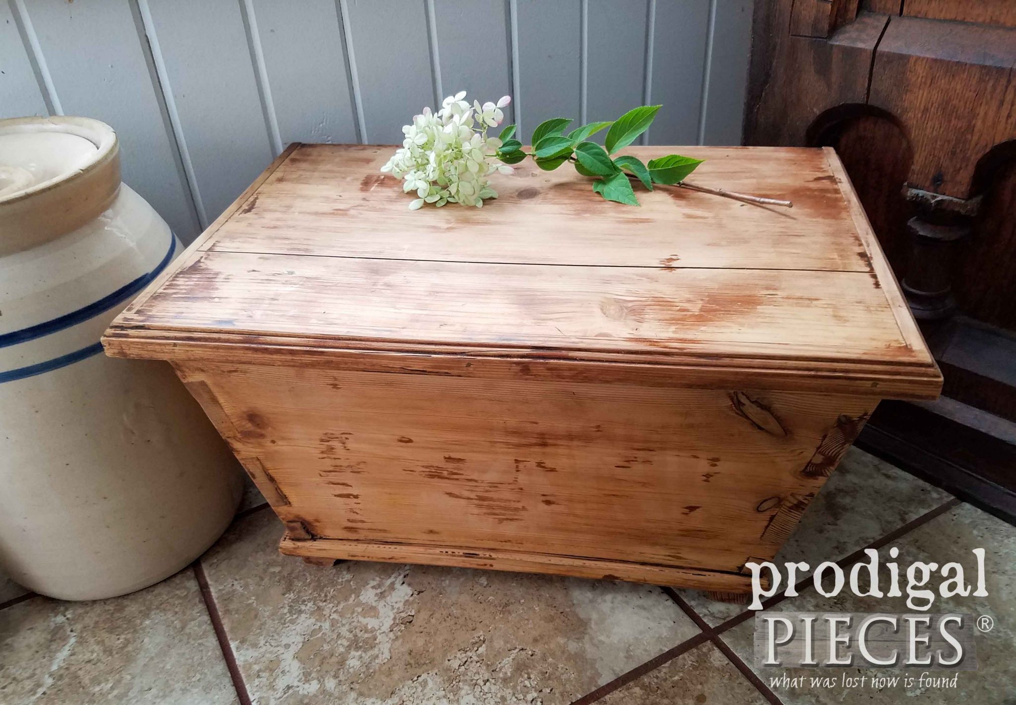 Handmade Farmhouse Pine Chest by Prodigal Pieces | prodigalpieces.com
