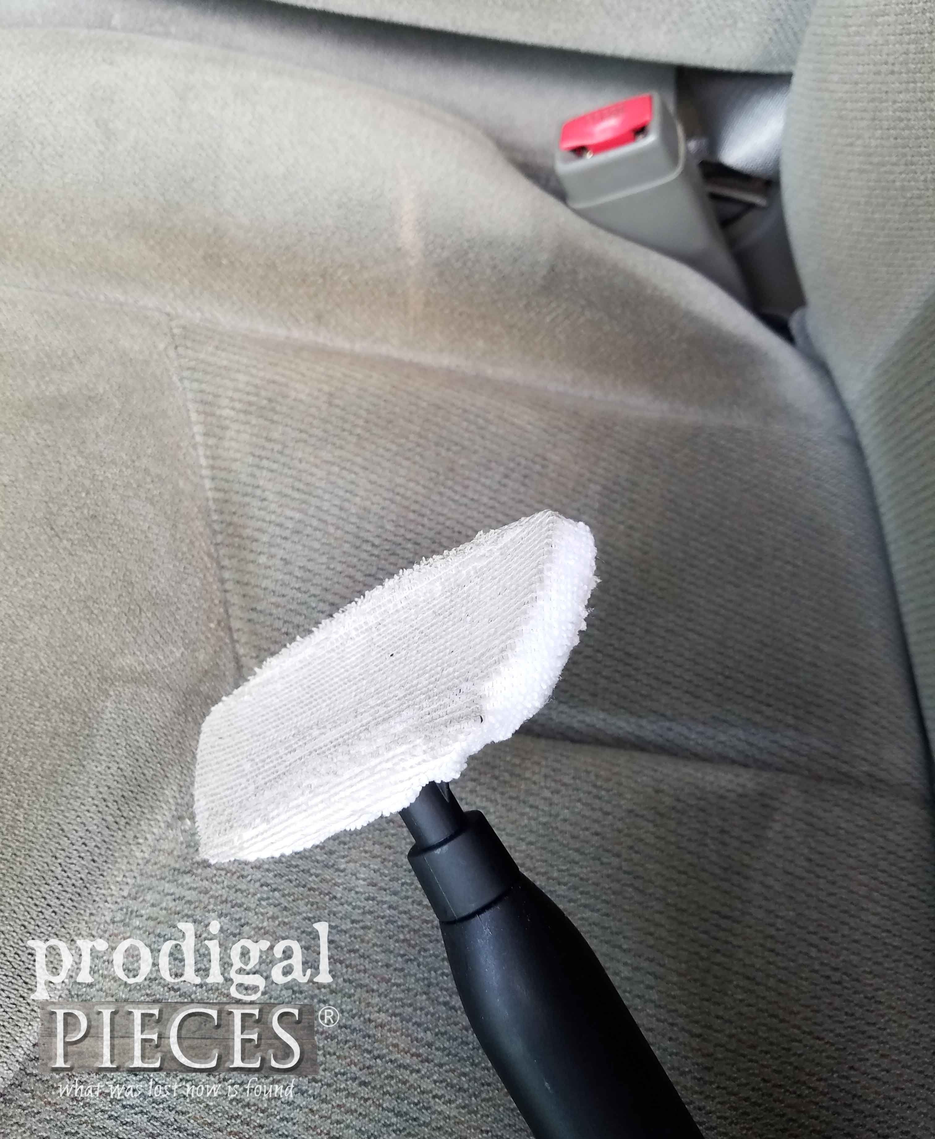Steam Clean the Dirt out of your vehicle upholstery | prodigalpieces.com