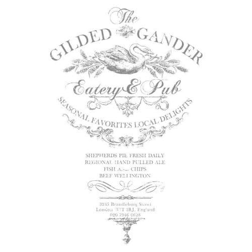 IOD Gilded Gander Transfer via Prodigal Pieces | prodigalpieces.com