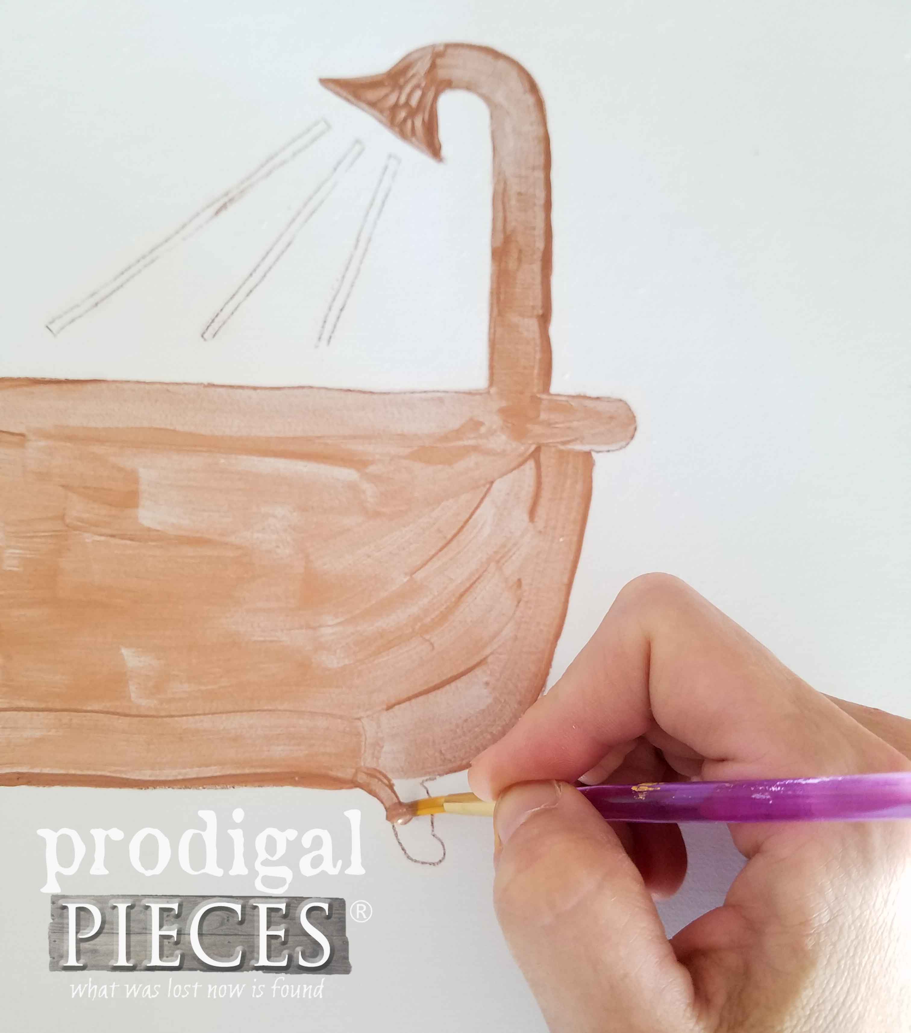 Painting Copper Tub Art by Prodigal Pieces | prodigalpieces.com