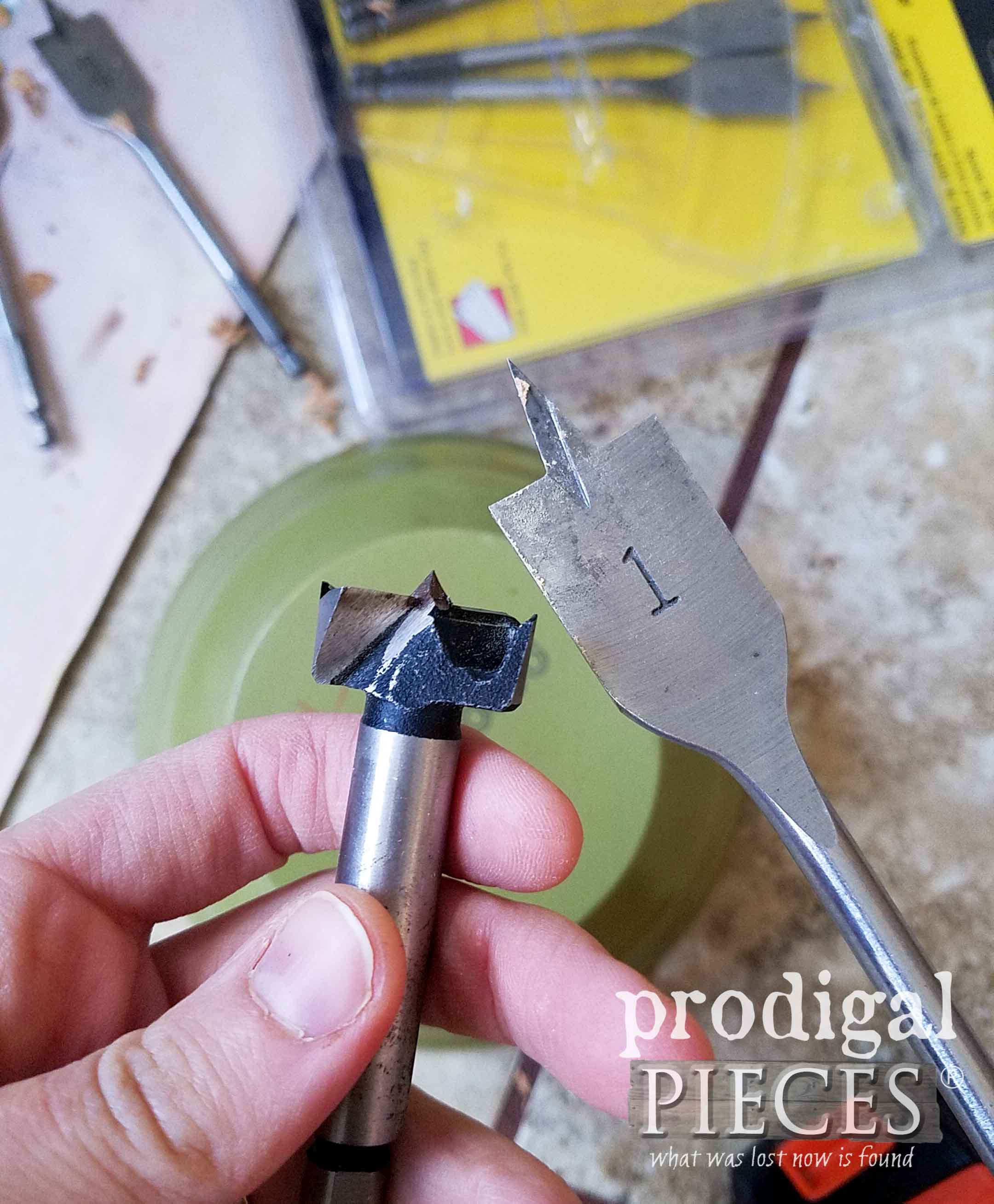 Spade and Forstner Bit for Woodworking | prodigalpieces.com