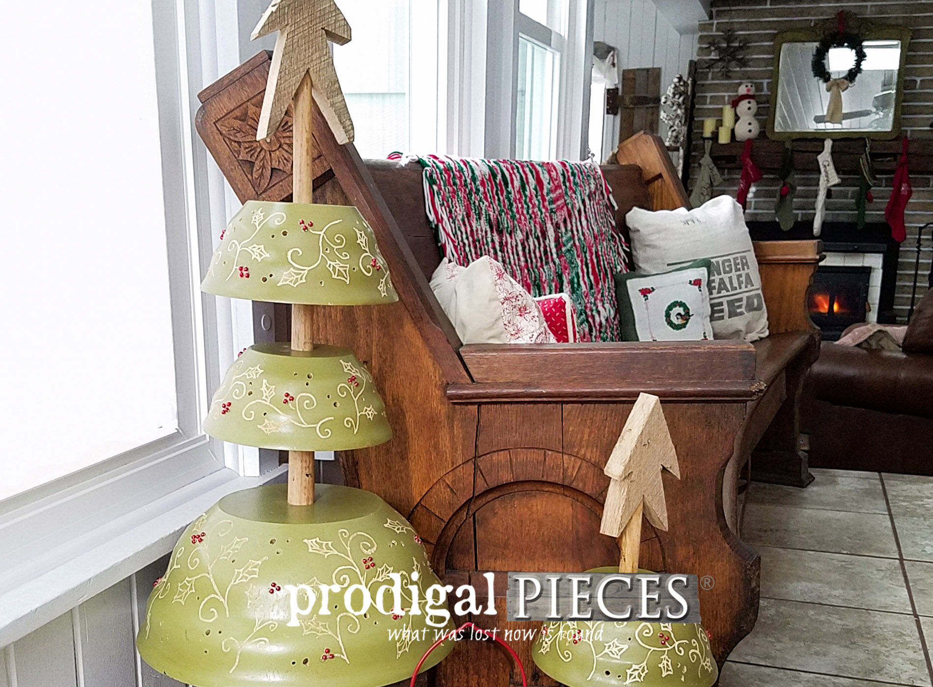Featured Repurposed Christmas Trees by Larissa of Prodigal Pieces | prodigalpieces.com