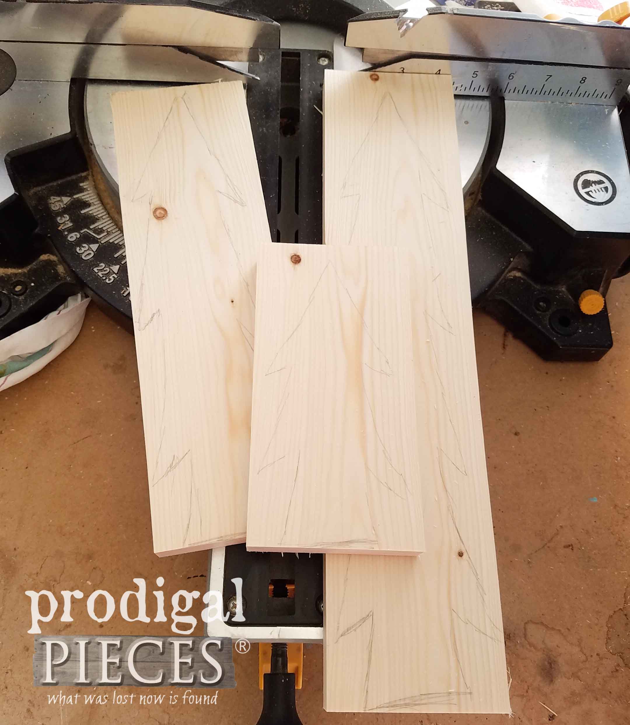 Pine Tree Boards Cut | prodigalpieces.com