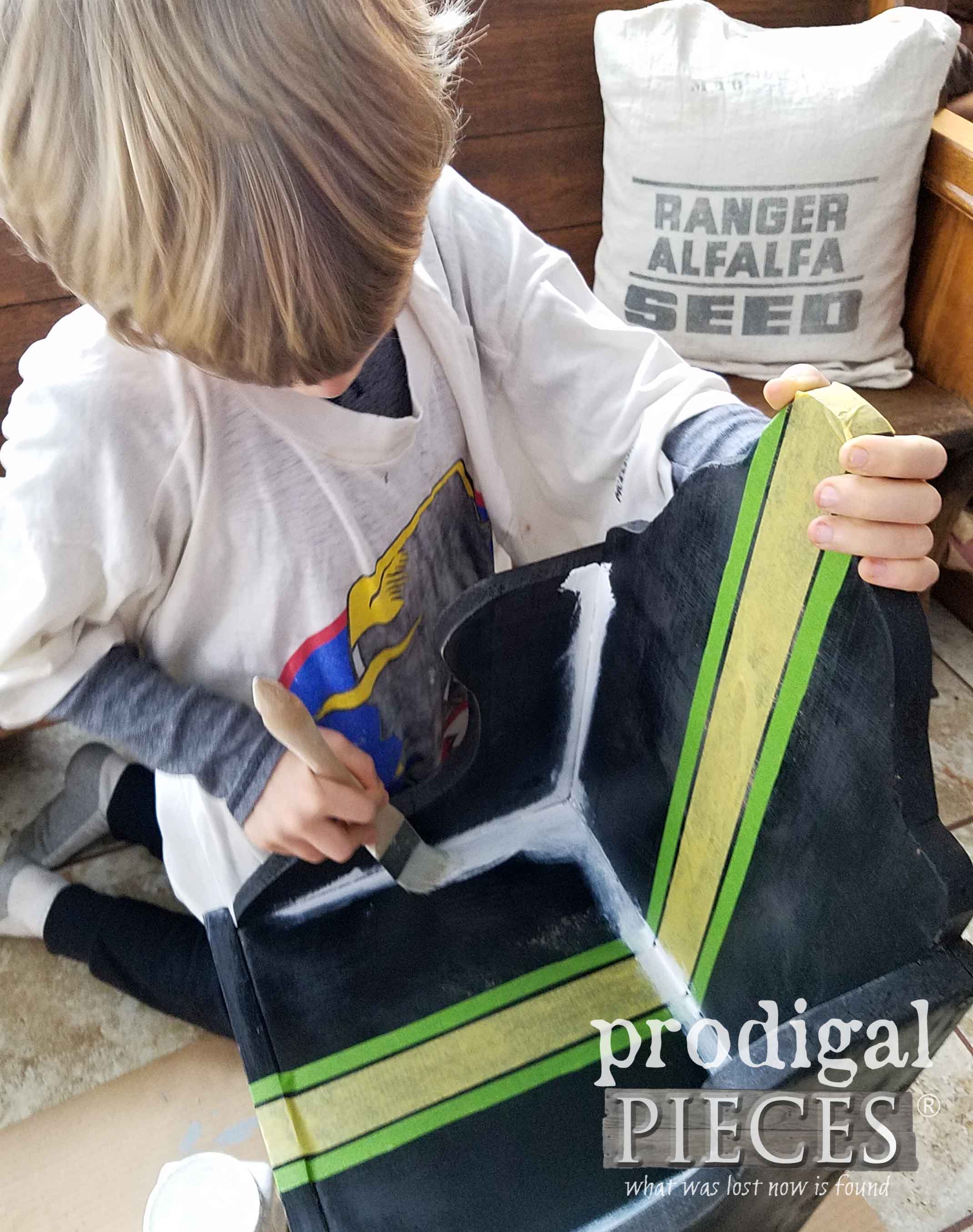 Zibra Triangle Brush for Kids Learning DIY | prodigalpieces.com