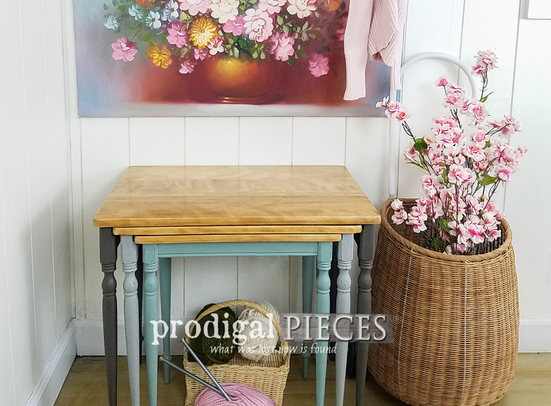 Featured Vintage Nesting Tables by Larissa of Prodigal Pieces | prodigalpieces.com