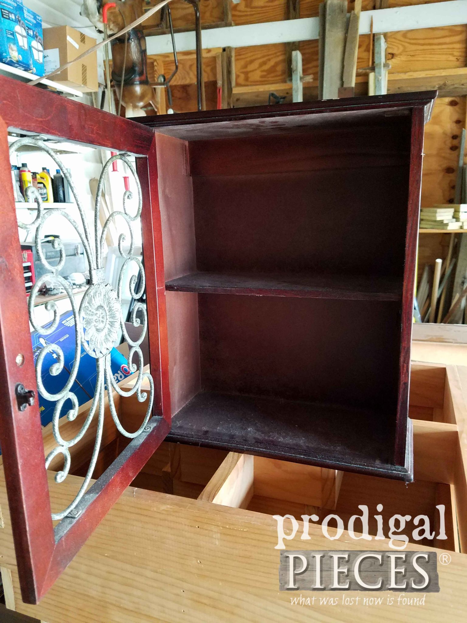 Inside Home Decor Storage Box Before | prodigalpieces.com