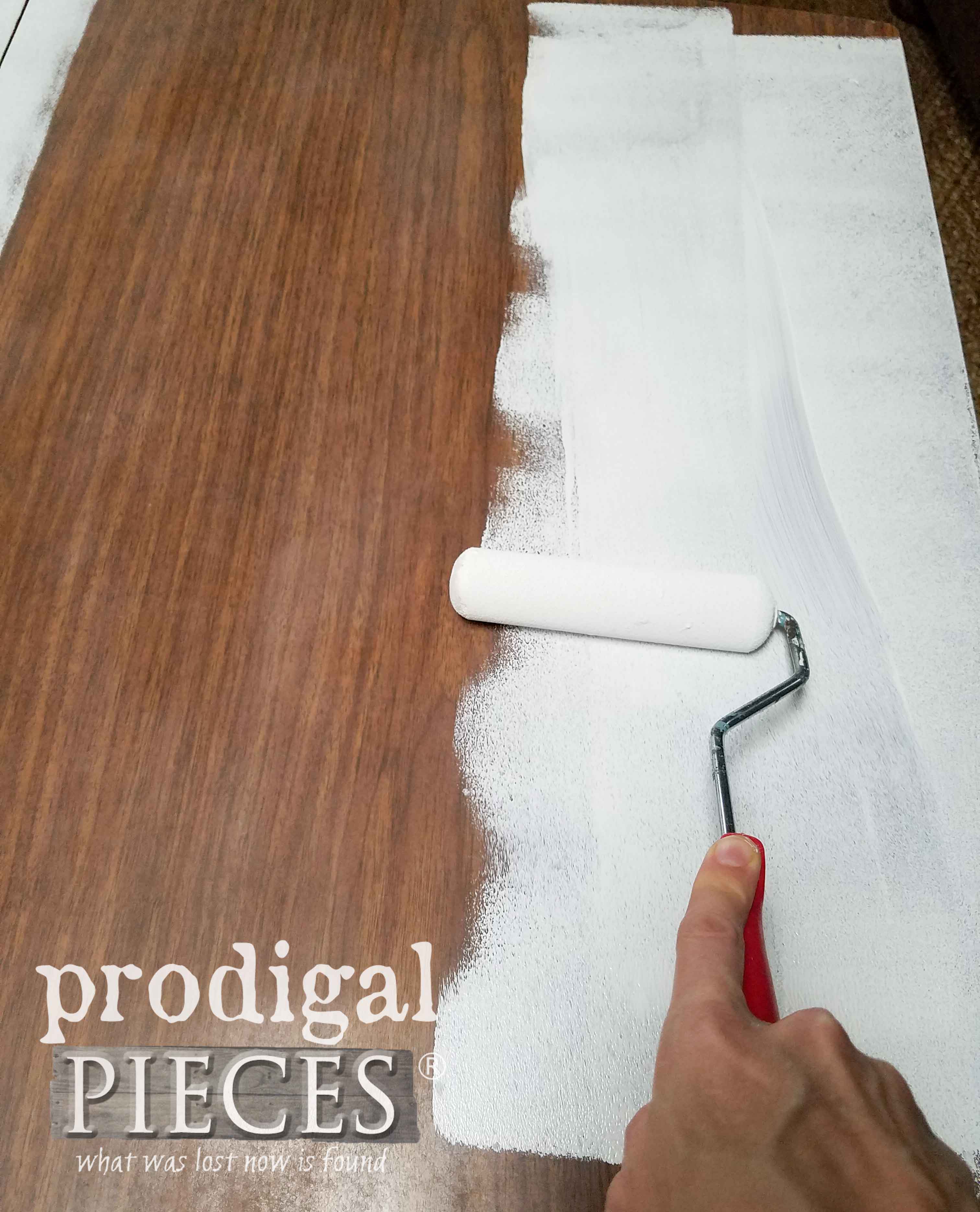 Priming Laminate Furniture to Prepare for Paint by Prodigal Pieces | prodigalpieces.com