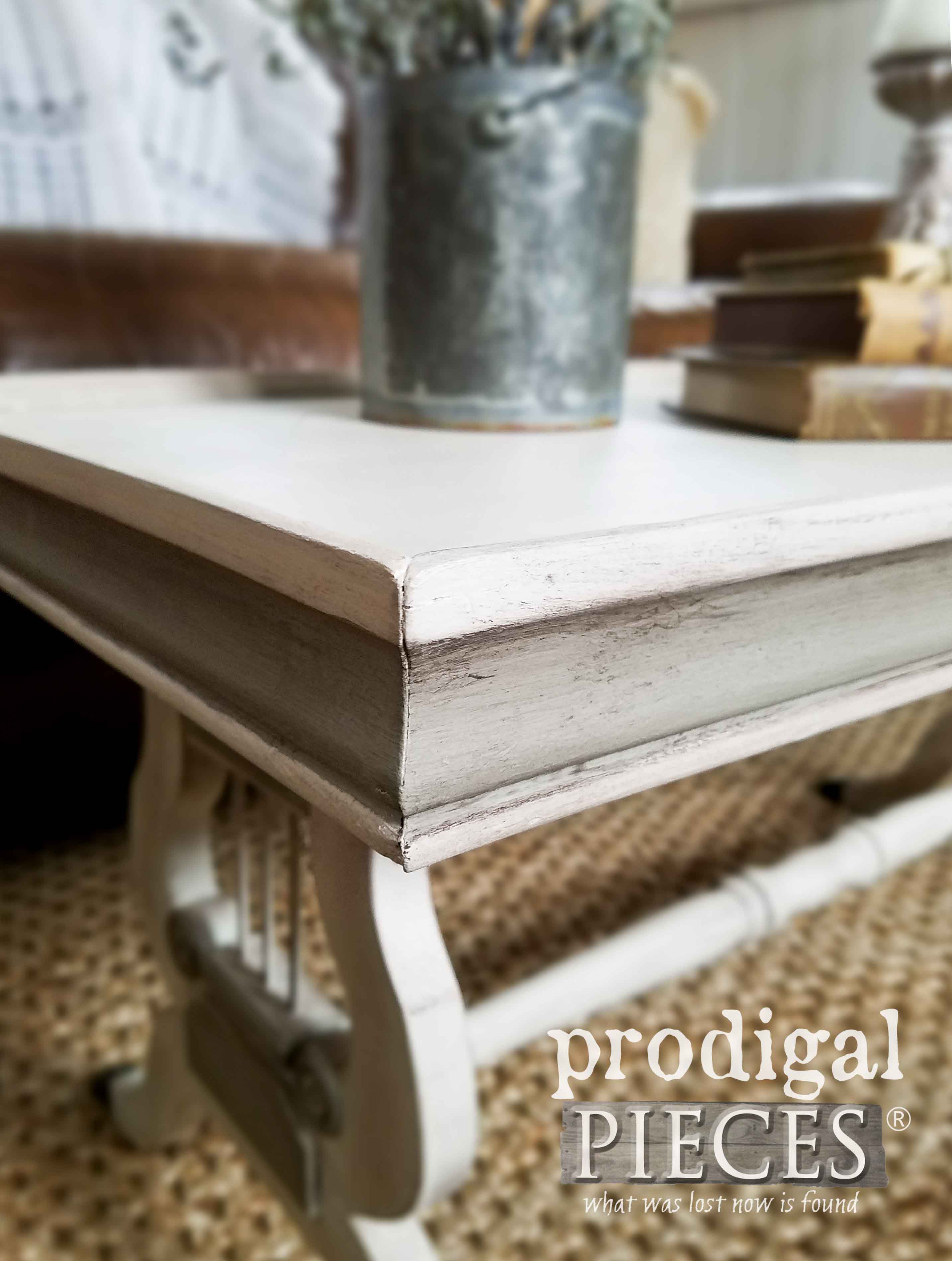 Antique Coffee Table Restored by Larissa of Prodigal Pieces | prodigalpieces.com