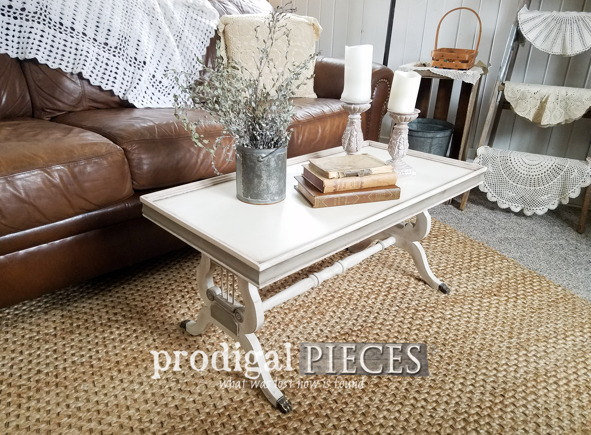 Featured Antique Coffee Table Restored by Larissa of Prodigal Pieces | prodigalpieces.com