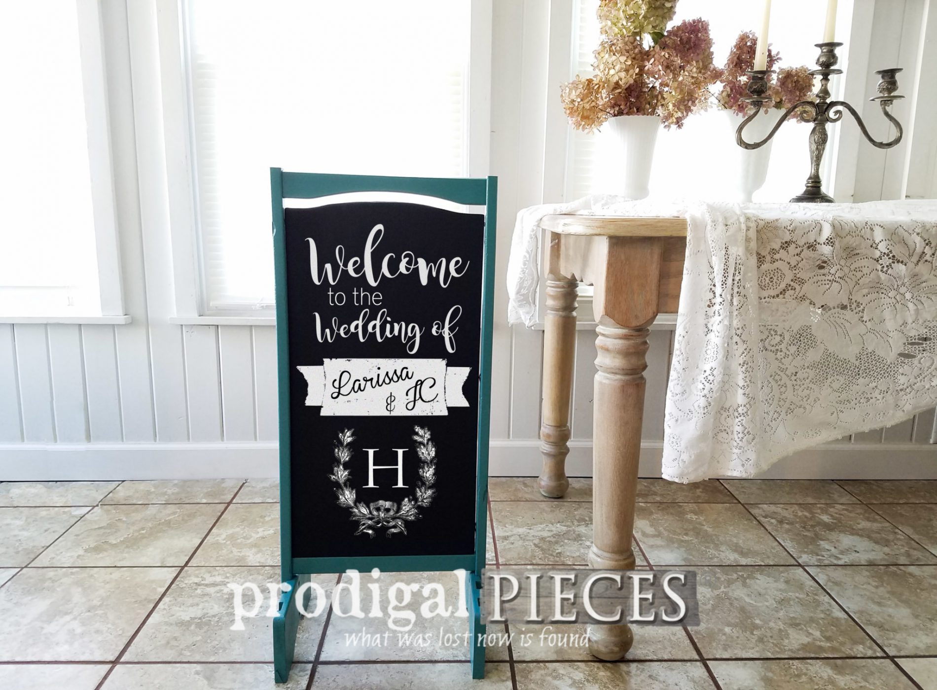 Featured Repurposed Upcycled Chalkboard Signs from Curbside Finds by Prodigal Pieces | prodigalpieces.com