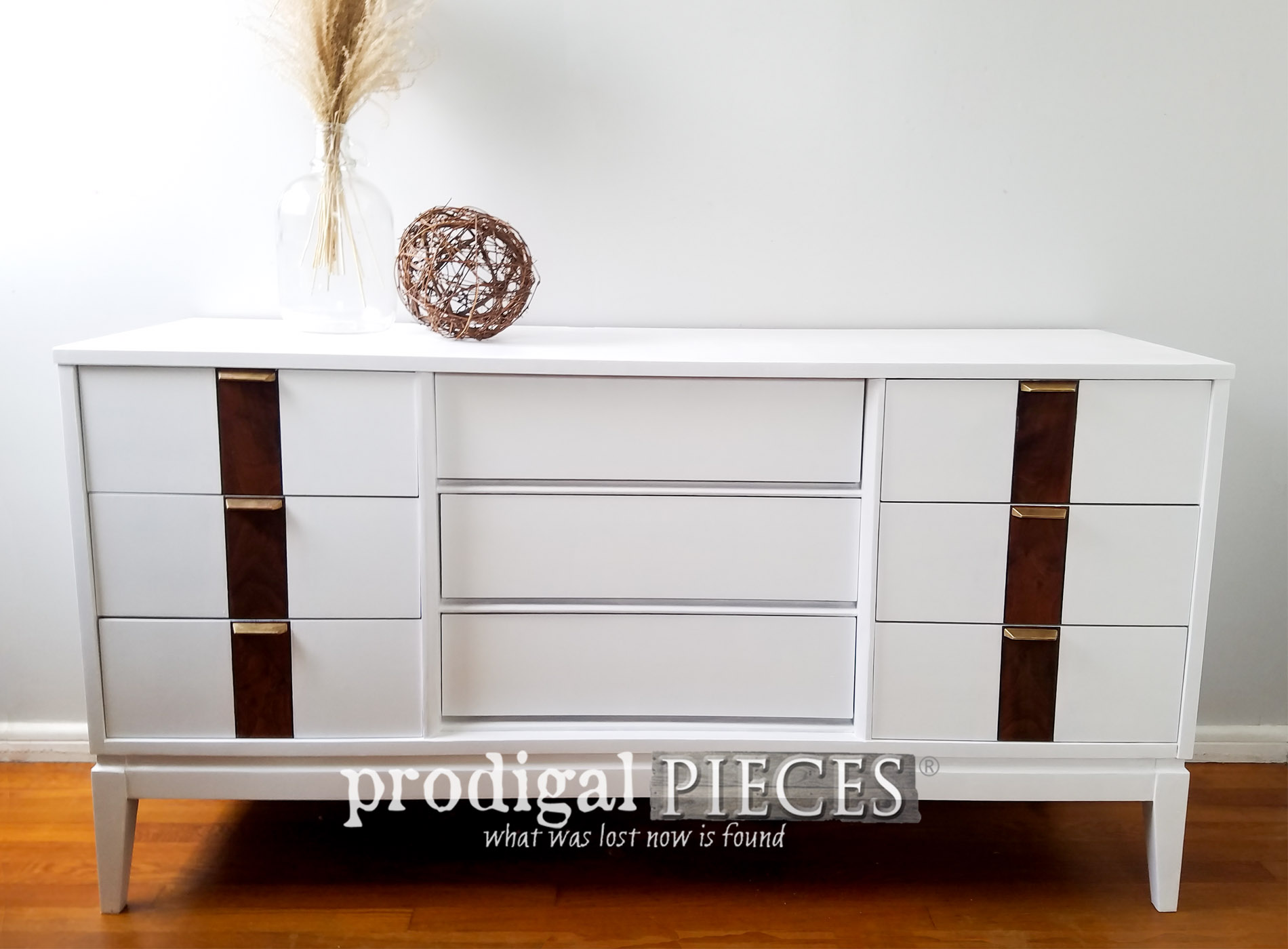 Featured Updated Vintage Mid Century Modern Dresser by Larissa of Prodigal Pieces | prodigalpieces.com