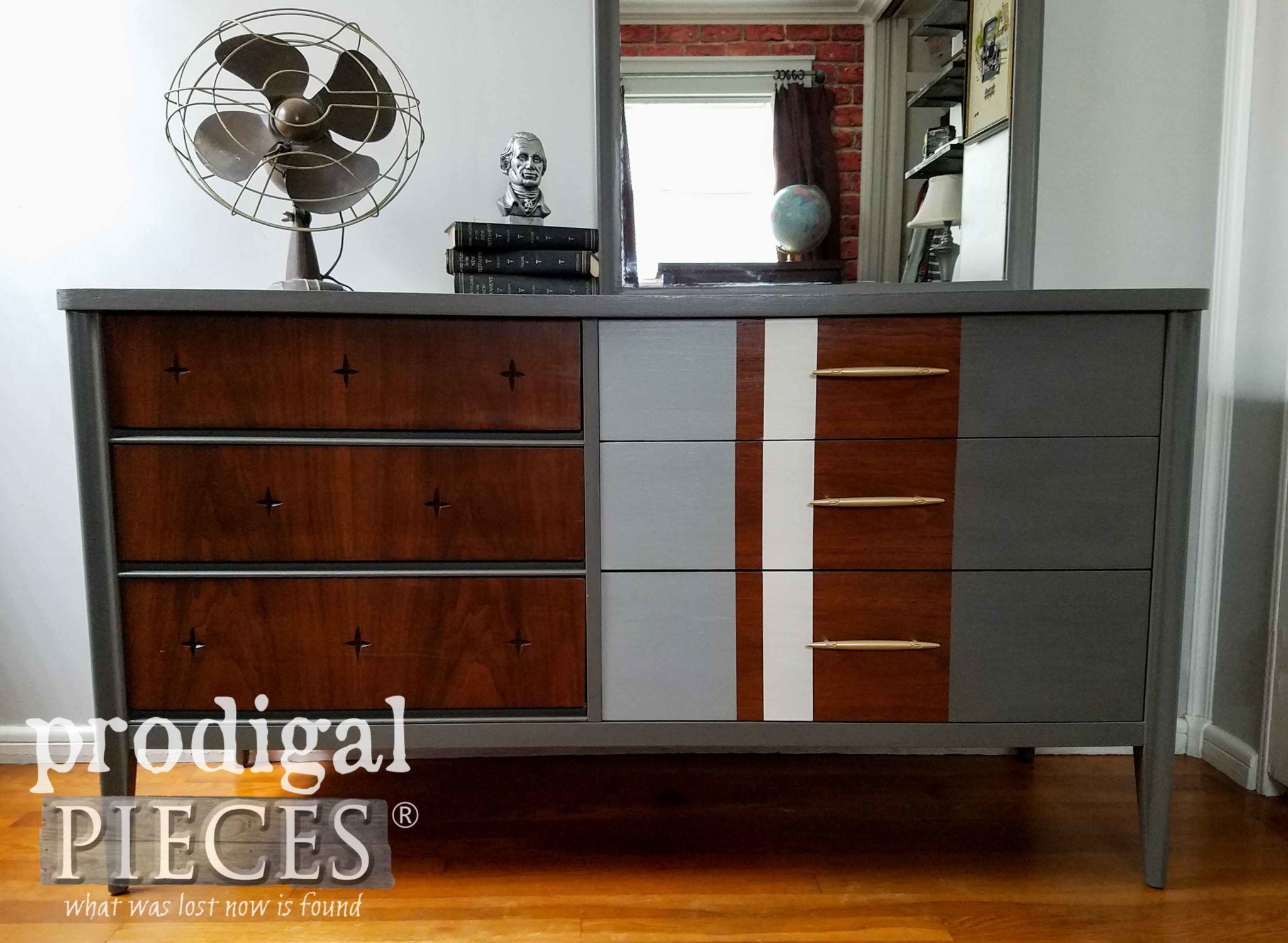 Vintage Mid Century Modern Broyhill Saga Dresser by Prodigal Pieces | prodigalpieces.com