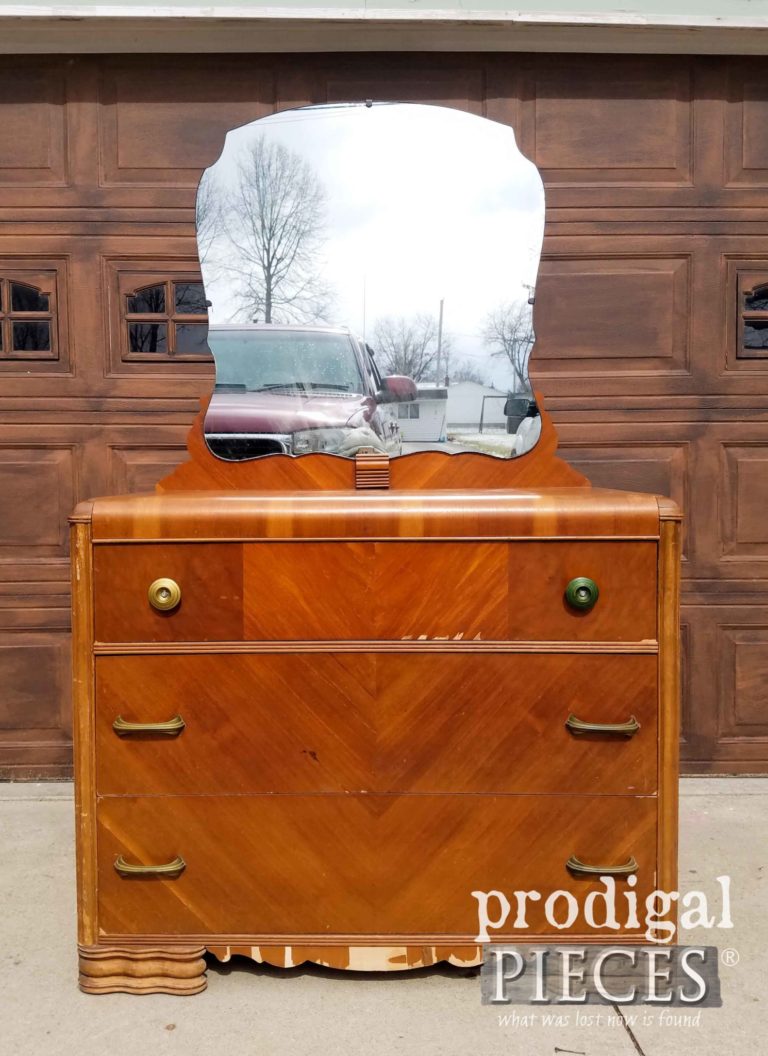 Art Deco Waterfall Dresser Refreshed Prodigal Pieces