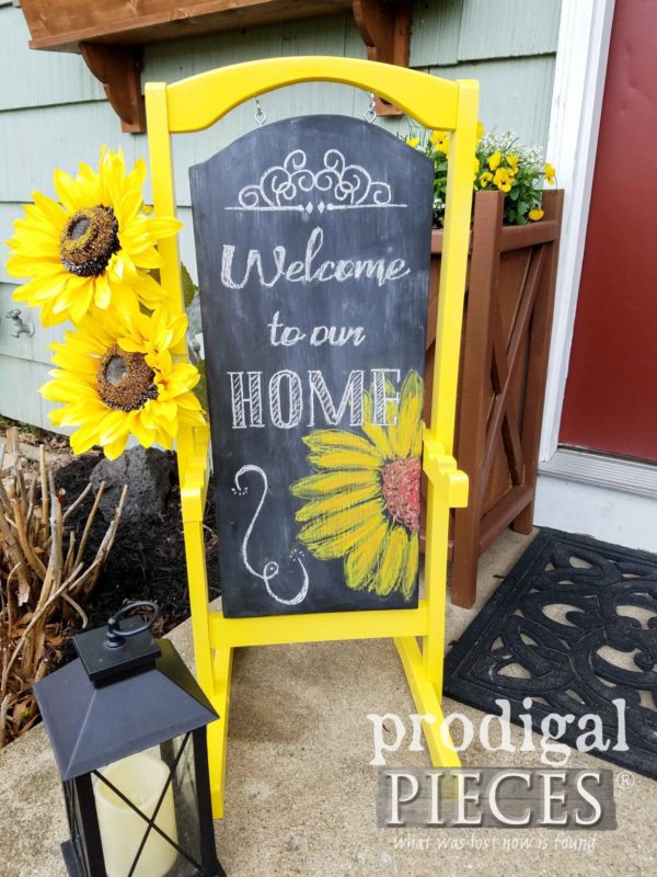 Repurposed Chalkboard Sign from Curbside Finds - Prodigal Pieces