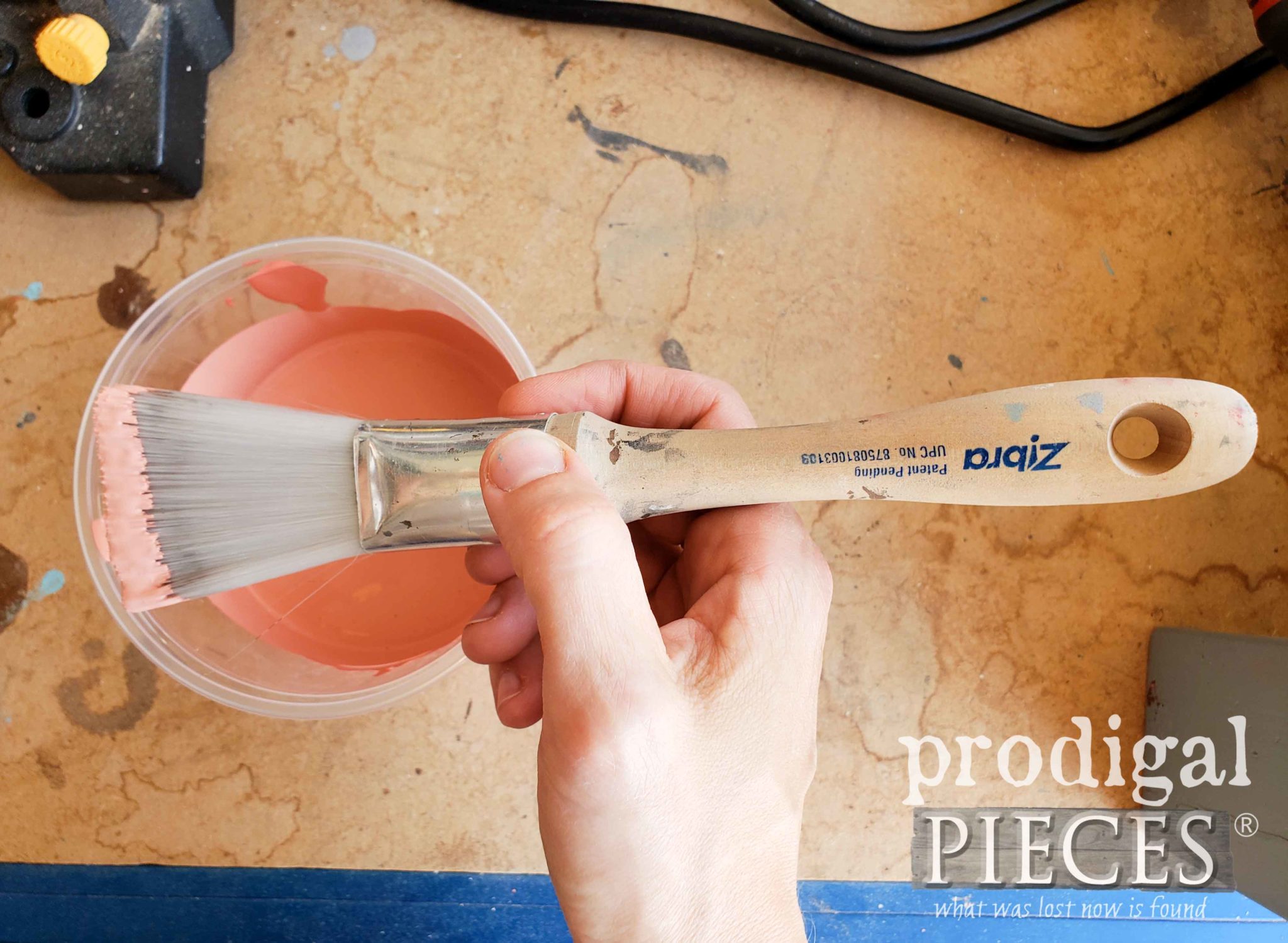 Creating Blended Paint with Zibra Paint Brush by Larissa of Prodigal Pieces | prodigalpieces.com