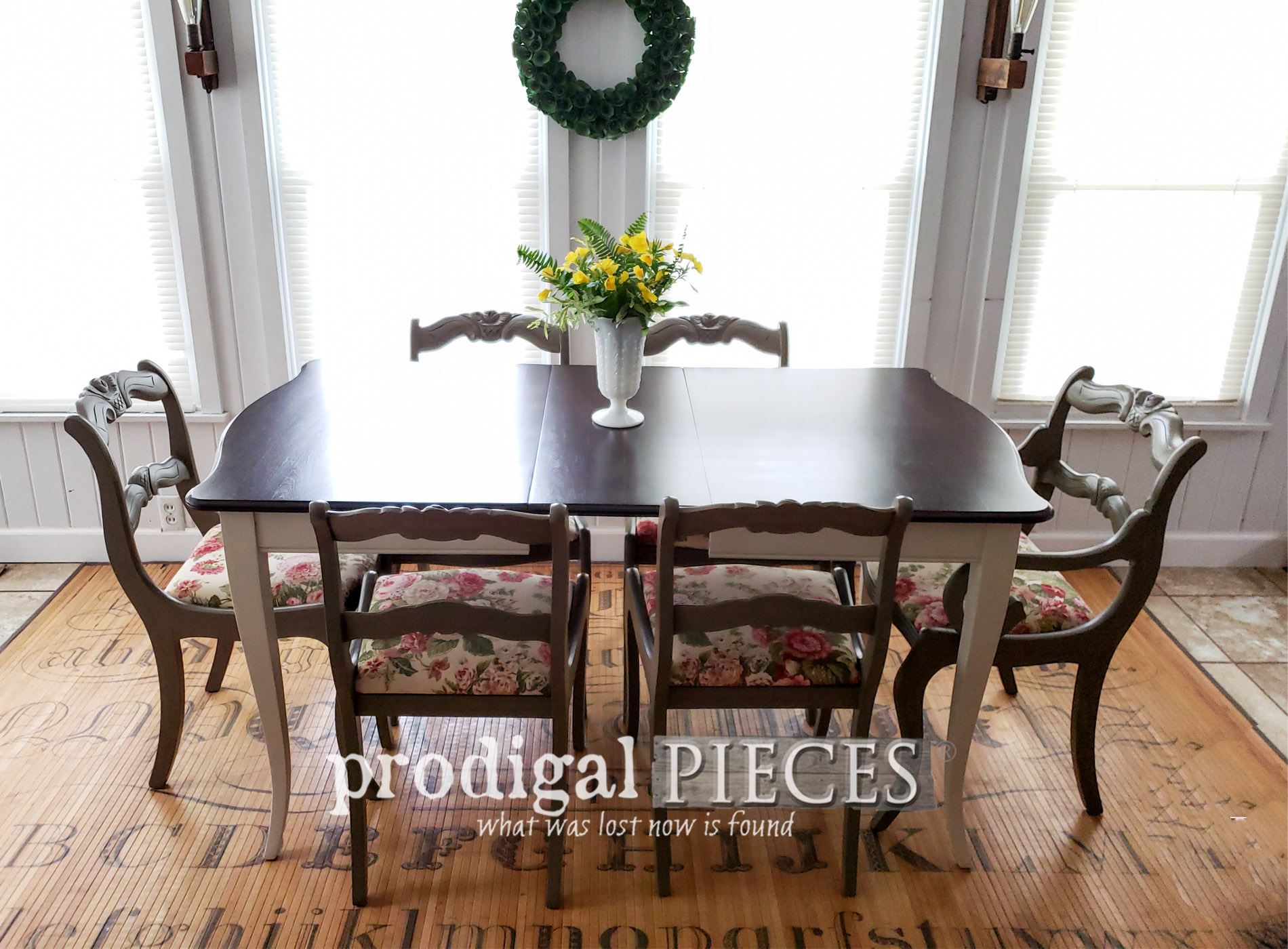 Featured Vintage Dining Set Makeover by Larissa of Prodigal Pieces | prodigalpieces.com