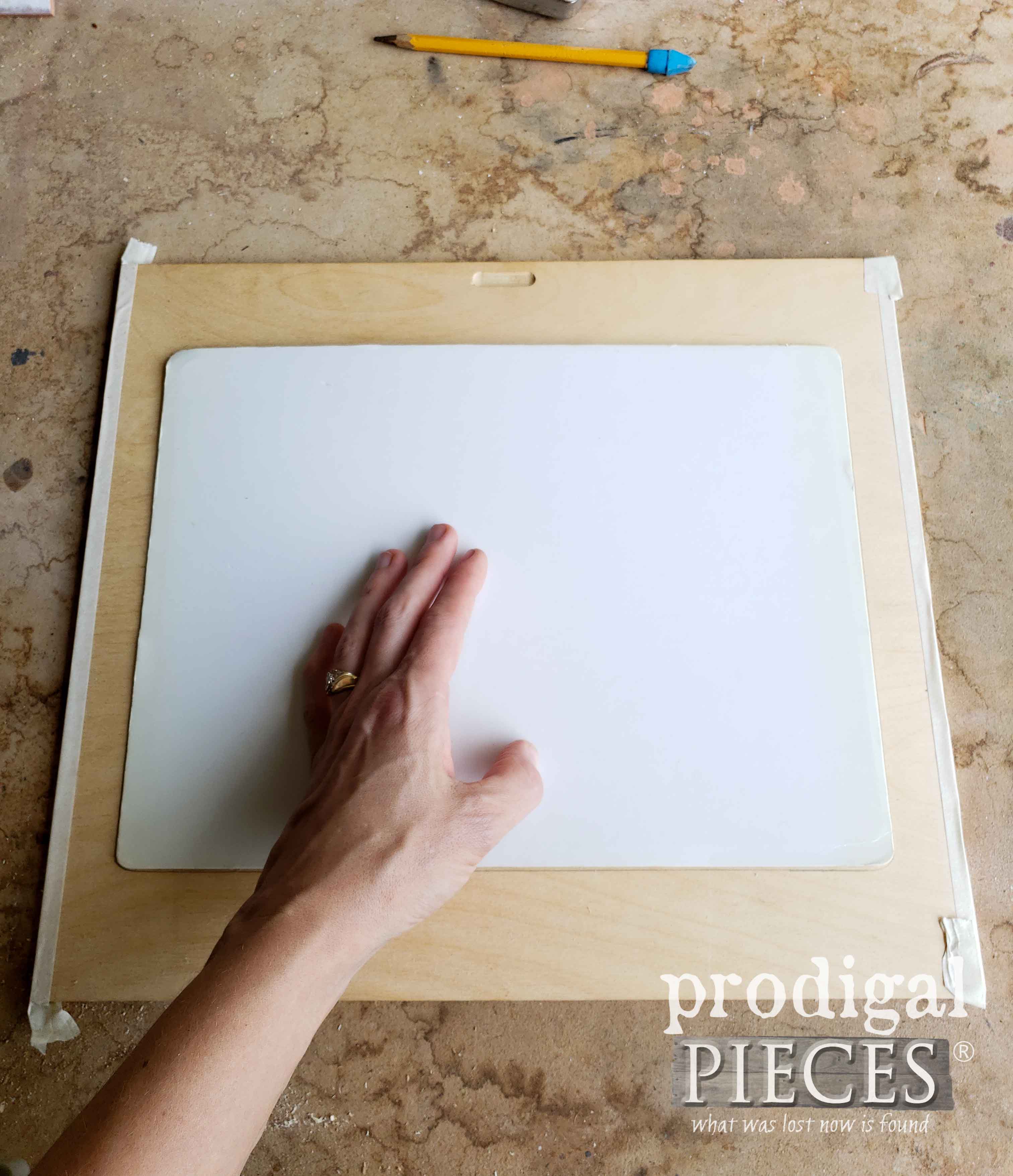 Tracing Dry Erase Magnetic Board for DIY Learning Center by Prodigal Pieces | prodigalpieces.com
