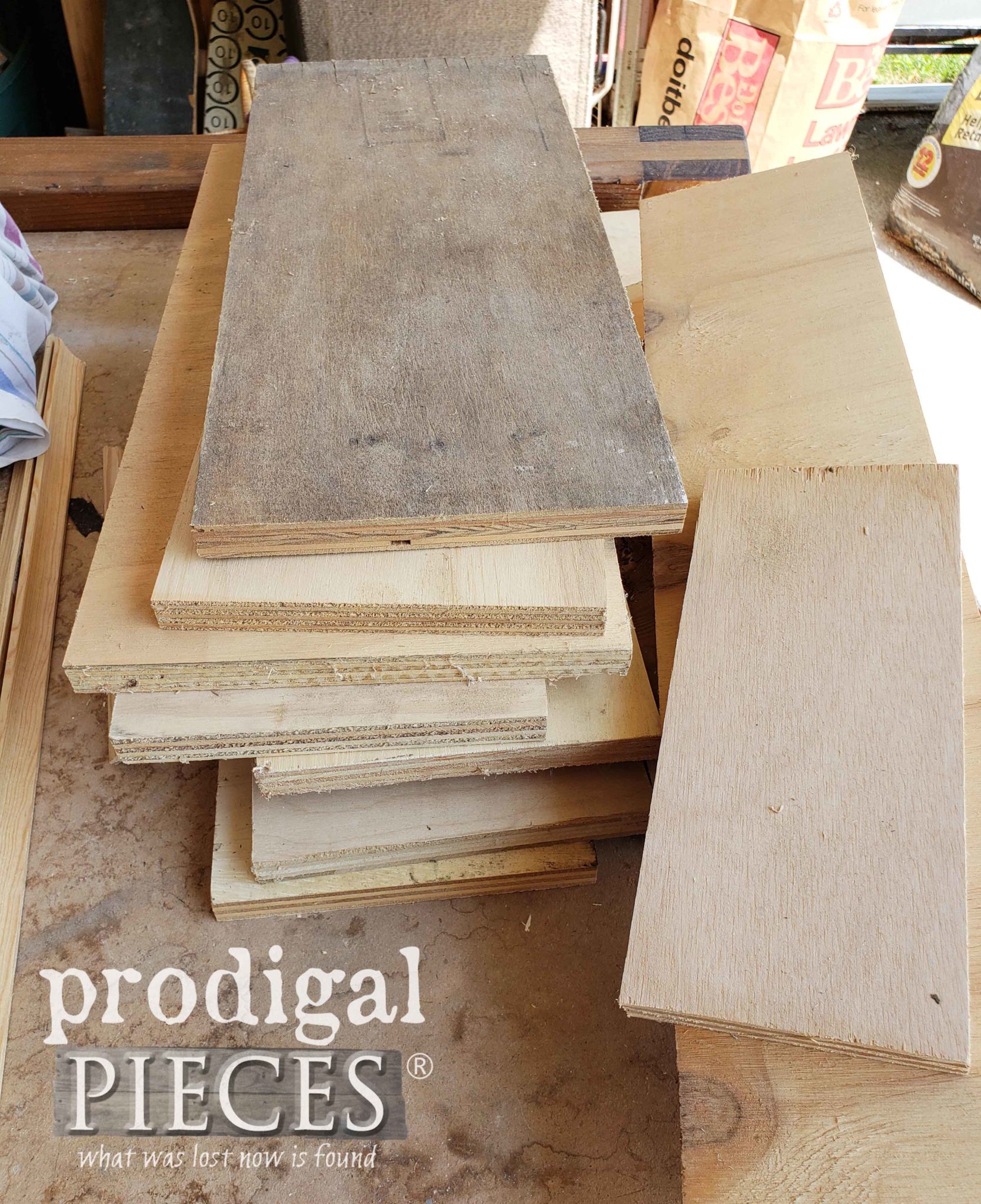 Scrap Wood Pile to Create Salvaged Junk Birdhouses | prodigalpieces.com