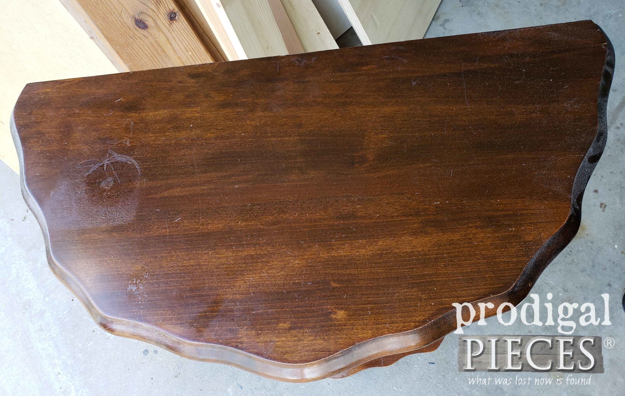 Damaged Table Top Repair Update Prodigal Pieces - How To Get Water Damage Out Of Wood Table