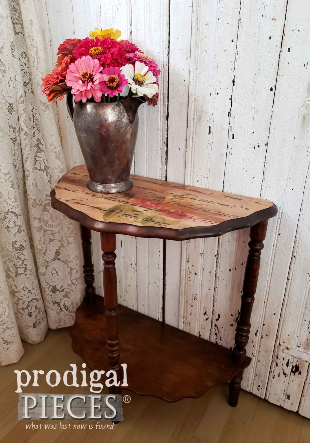 Damaged Table Top Repair & Update - Prodigal Pieces