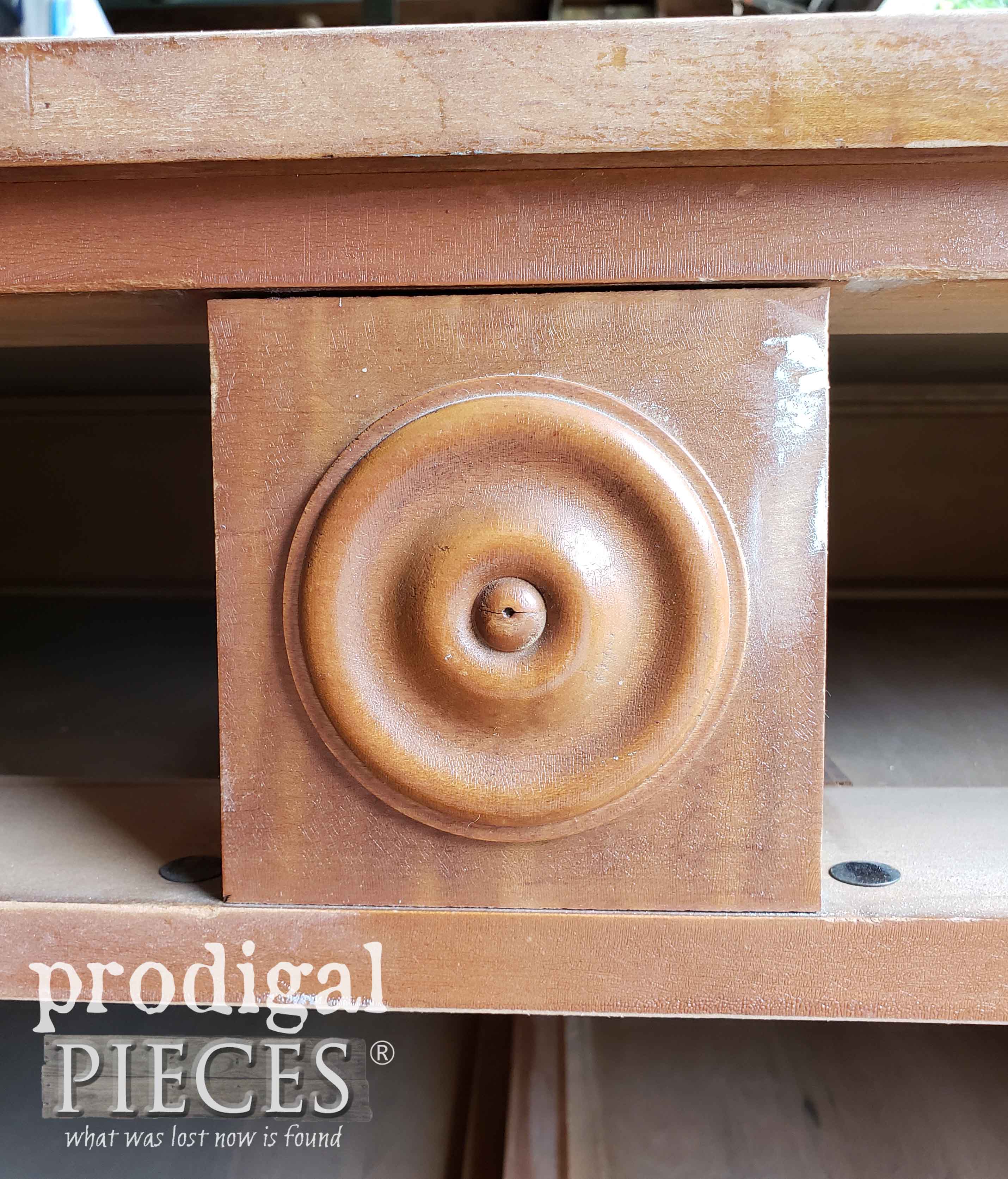 Bullseye Applique on Dresser | prodigalpieces.com