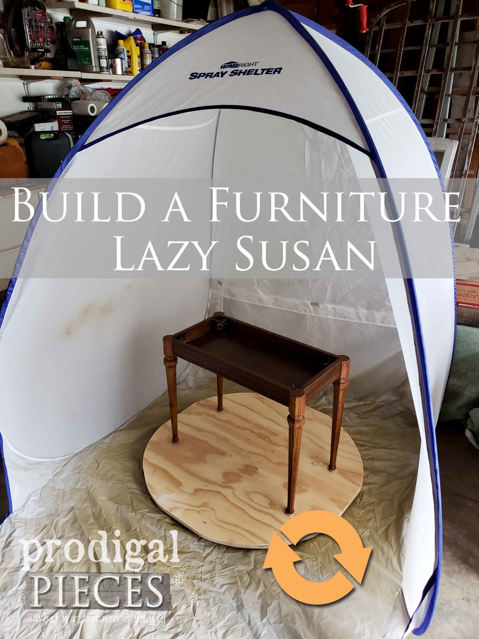 Make your furniture projects a breeze with this simple and affordable DIY Furniture Lazy Susan by Larissa of Prodigal Pieces | prodigalpieces.com #prodigalpieces #diy #handmade #furniture #woodworking #homedecor