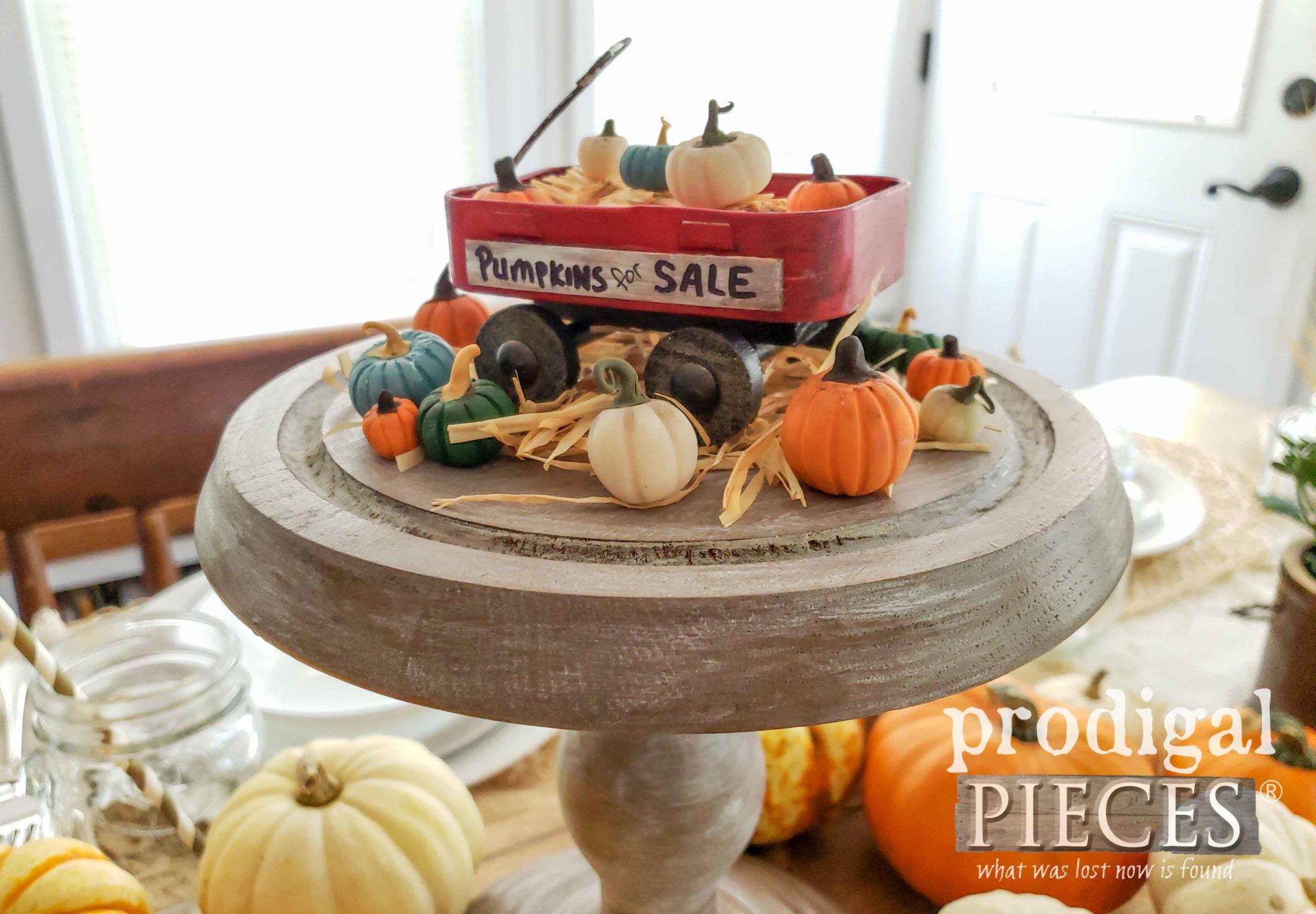 Create a Mini Wagon Using an Altoid Tin and and Upcycled Cheese Dome | Handmade by Larissa of Prodigal Pieces | prodigalpieces.com