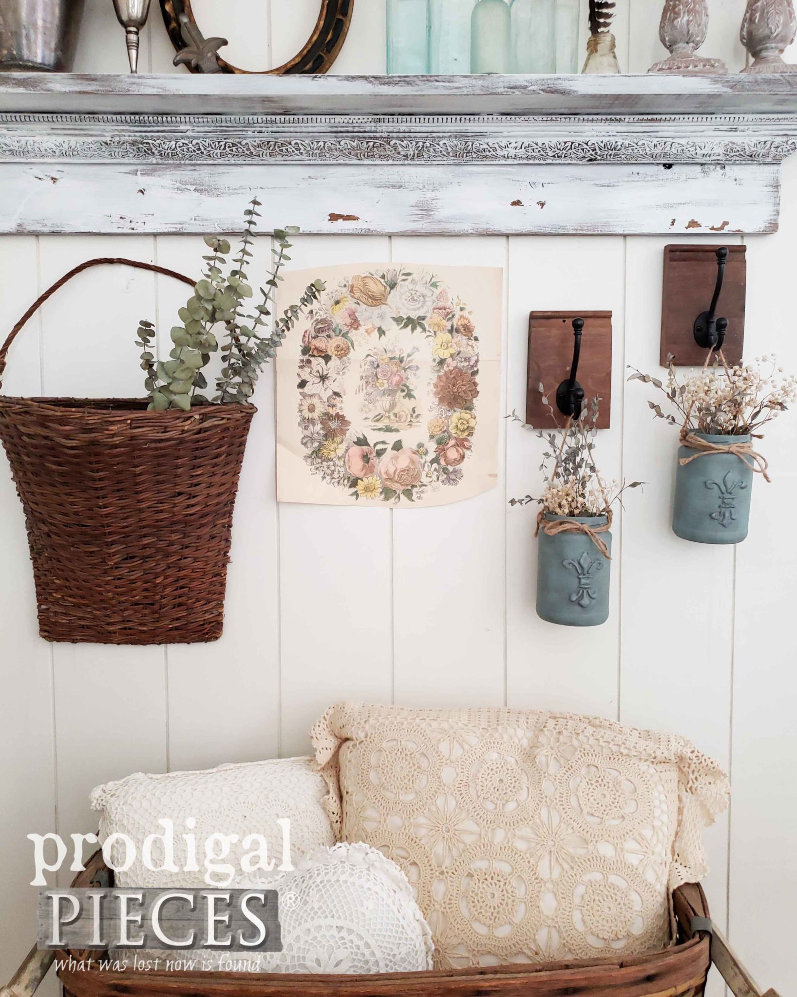 Farmhouse Bedroom Decor Handmade by Larissa of Prodigal Pieces | prodigalpieces.com