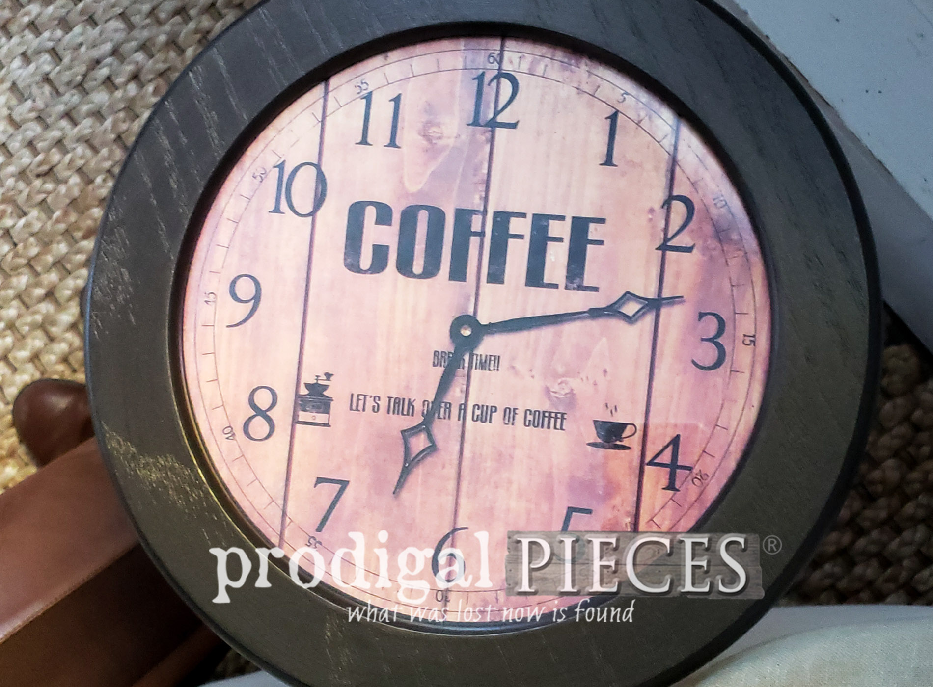 Featured DIY Clock Face Table by Larissa of Prodigal Pieces | prodigalpieces.com