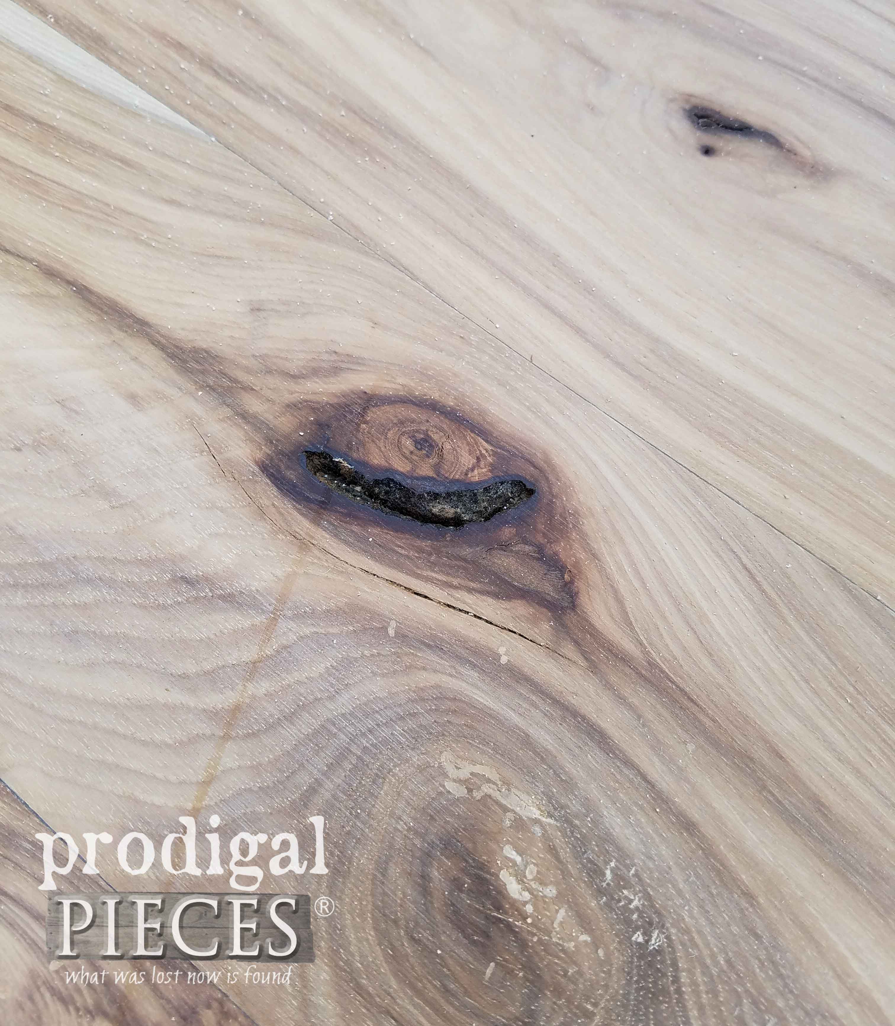 Reclaimed Wood Knot Hole Care | prodigalpieces.com