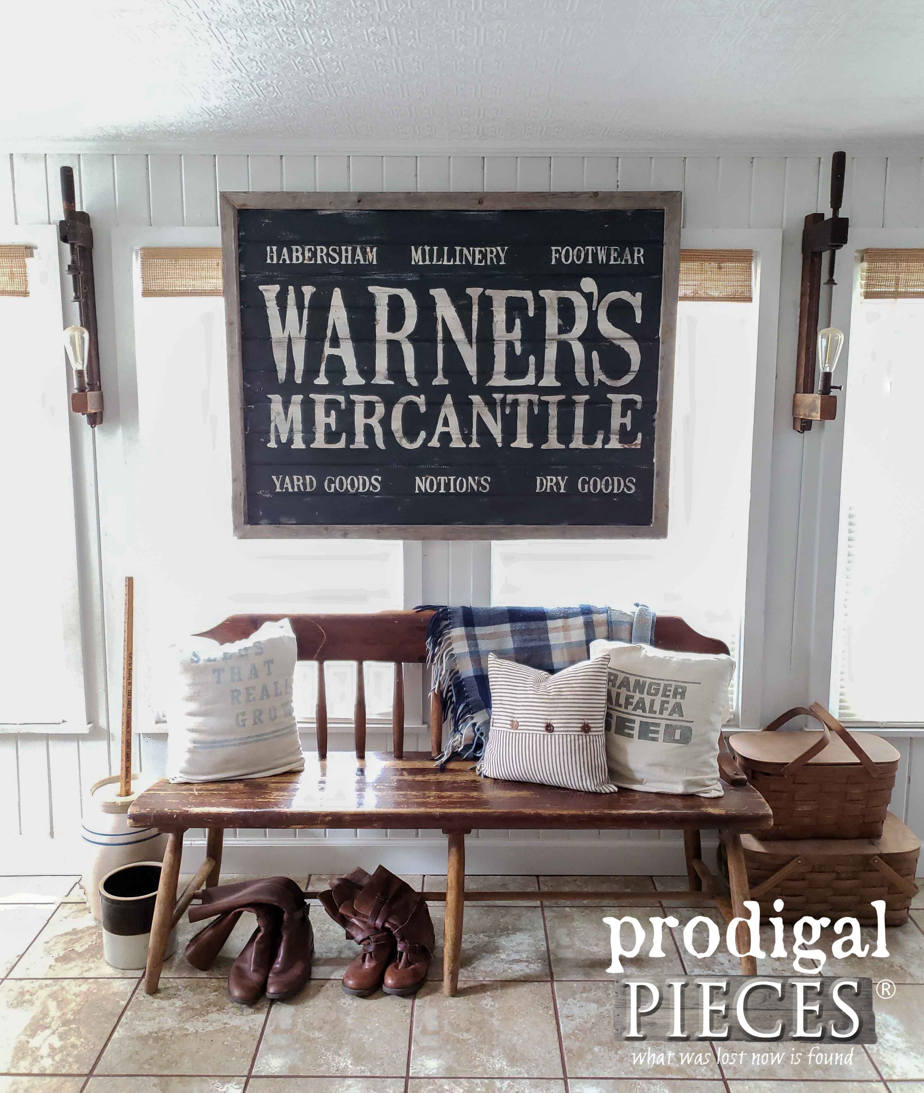Rustic Farmhouse Home Decor Made Simple by Larissa of Prodigal Pieces | prodigalpieces.com