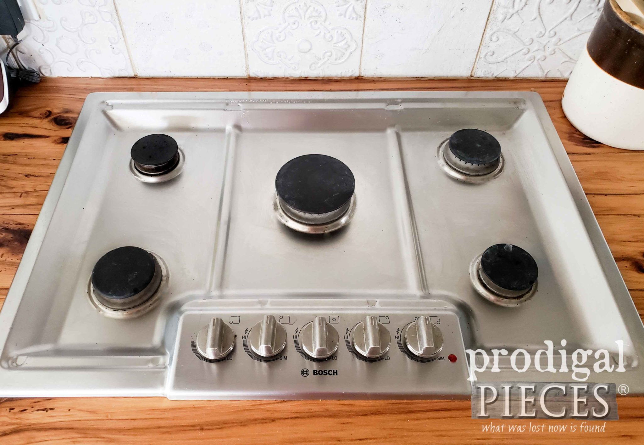 Chemical-Free Cleaning Cooktop Stove | prodigalpieces.com