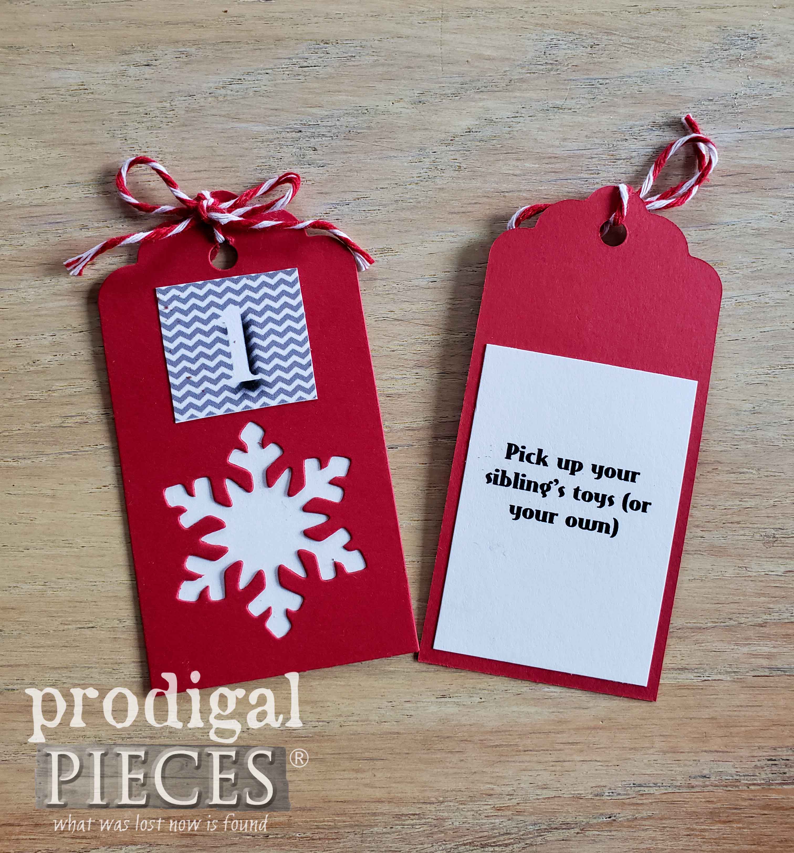 DIY Printable Advent Calendar Tags by Prodigal Pieces Kids Create | prodigalpieces.com